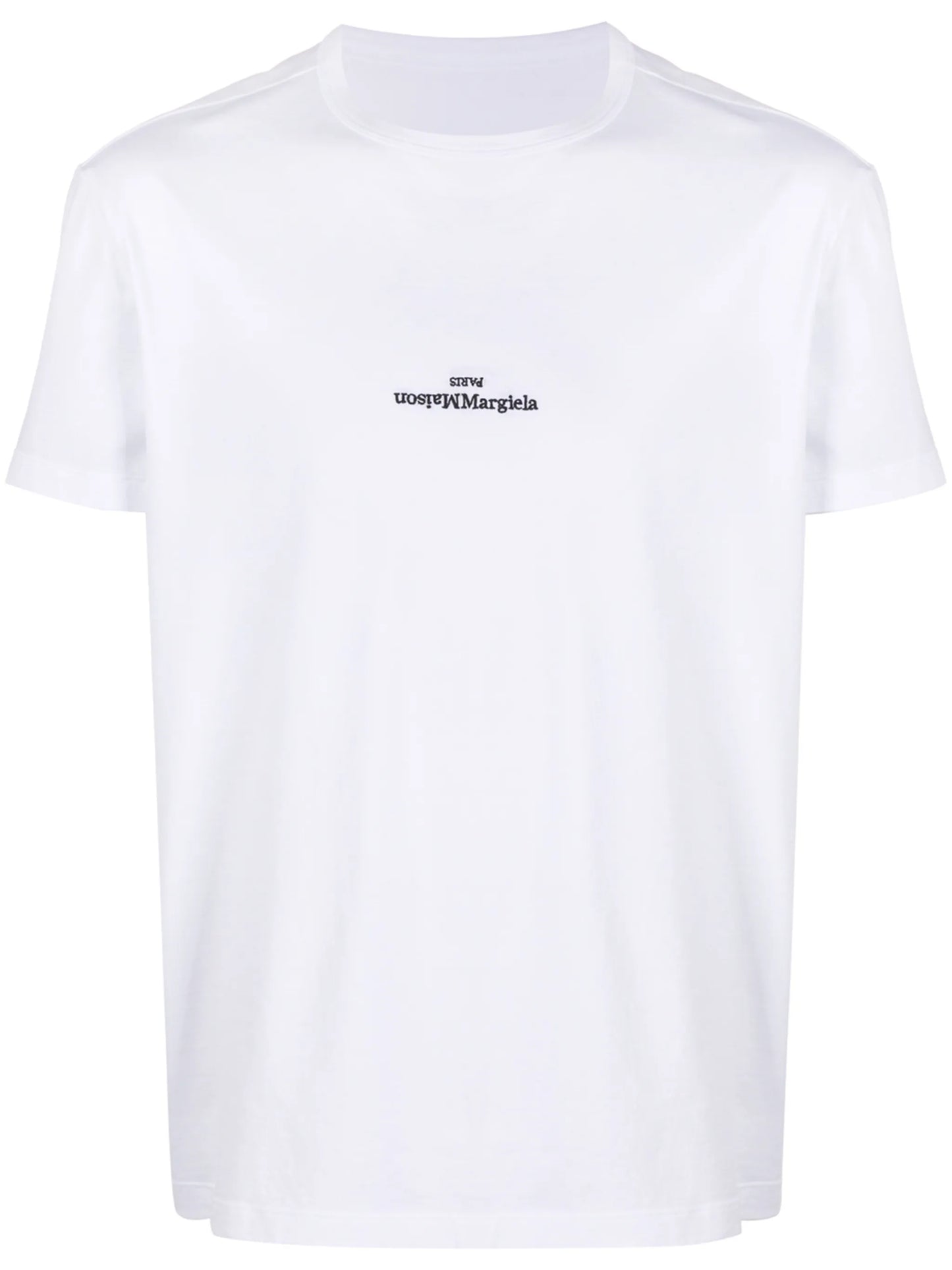 distorted-logo cotton T-shirt