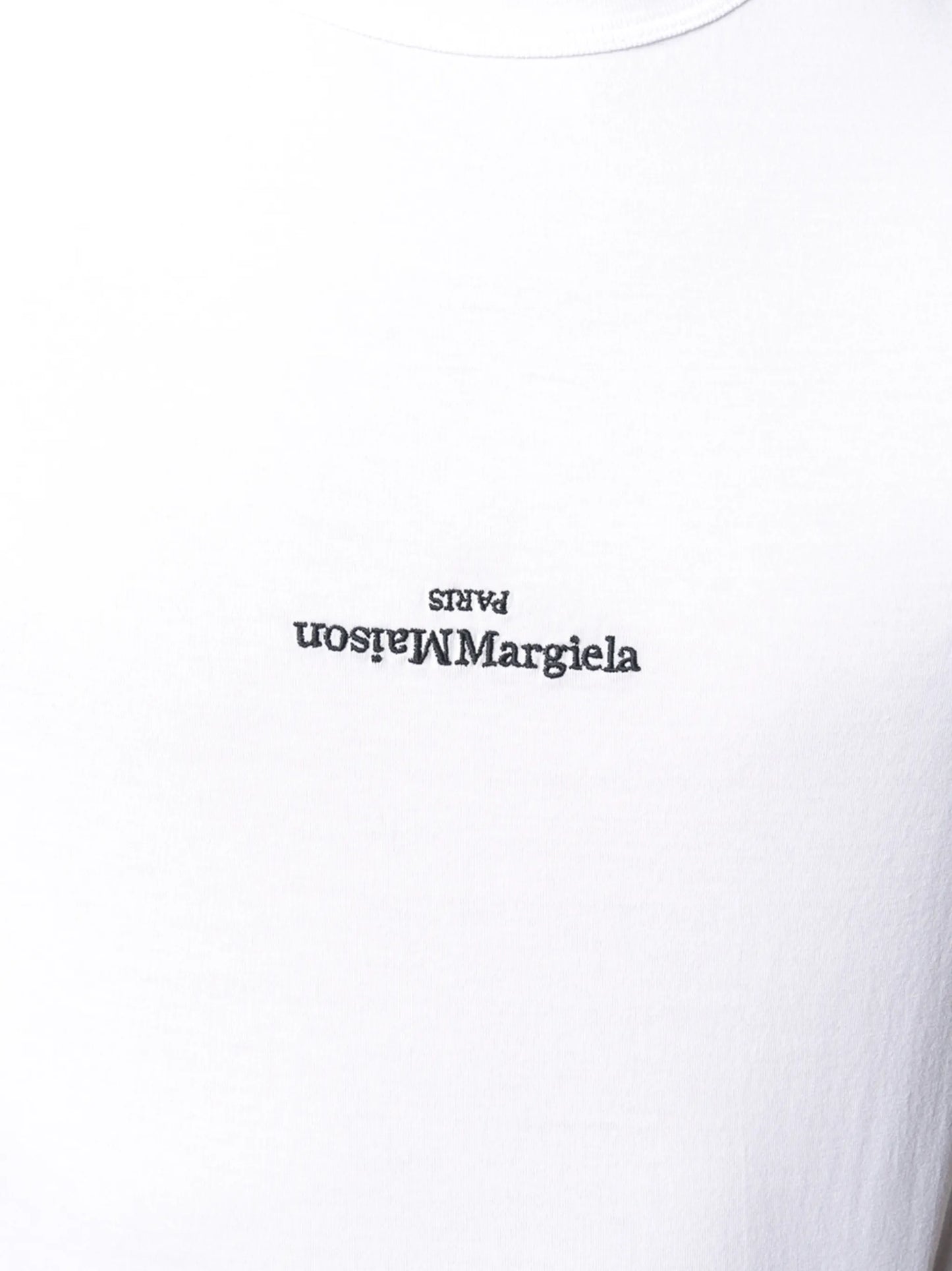 distorted-logo cotton T-shirt