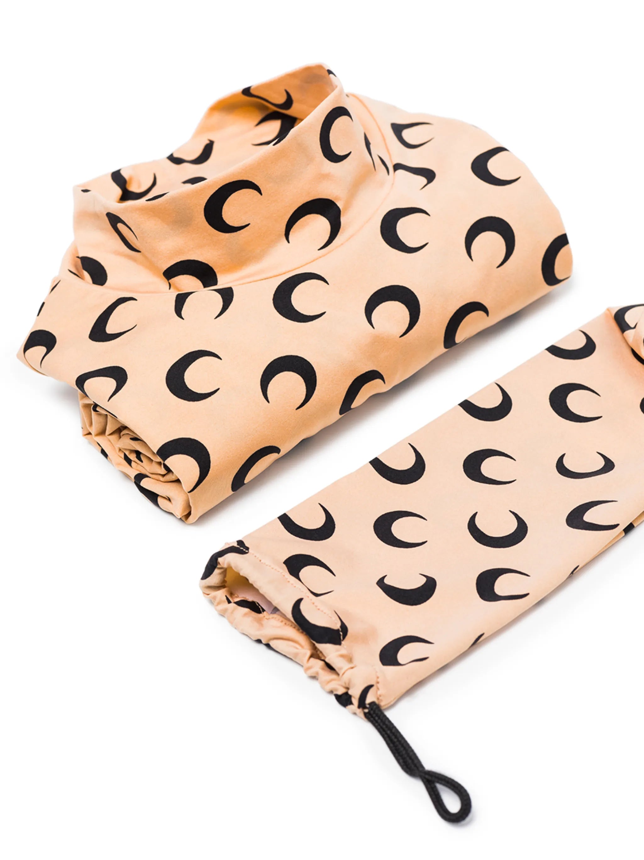 moon-print turtleneck top