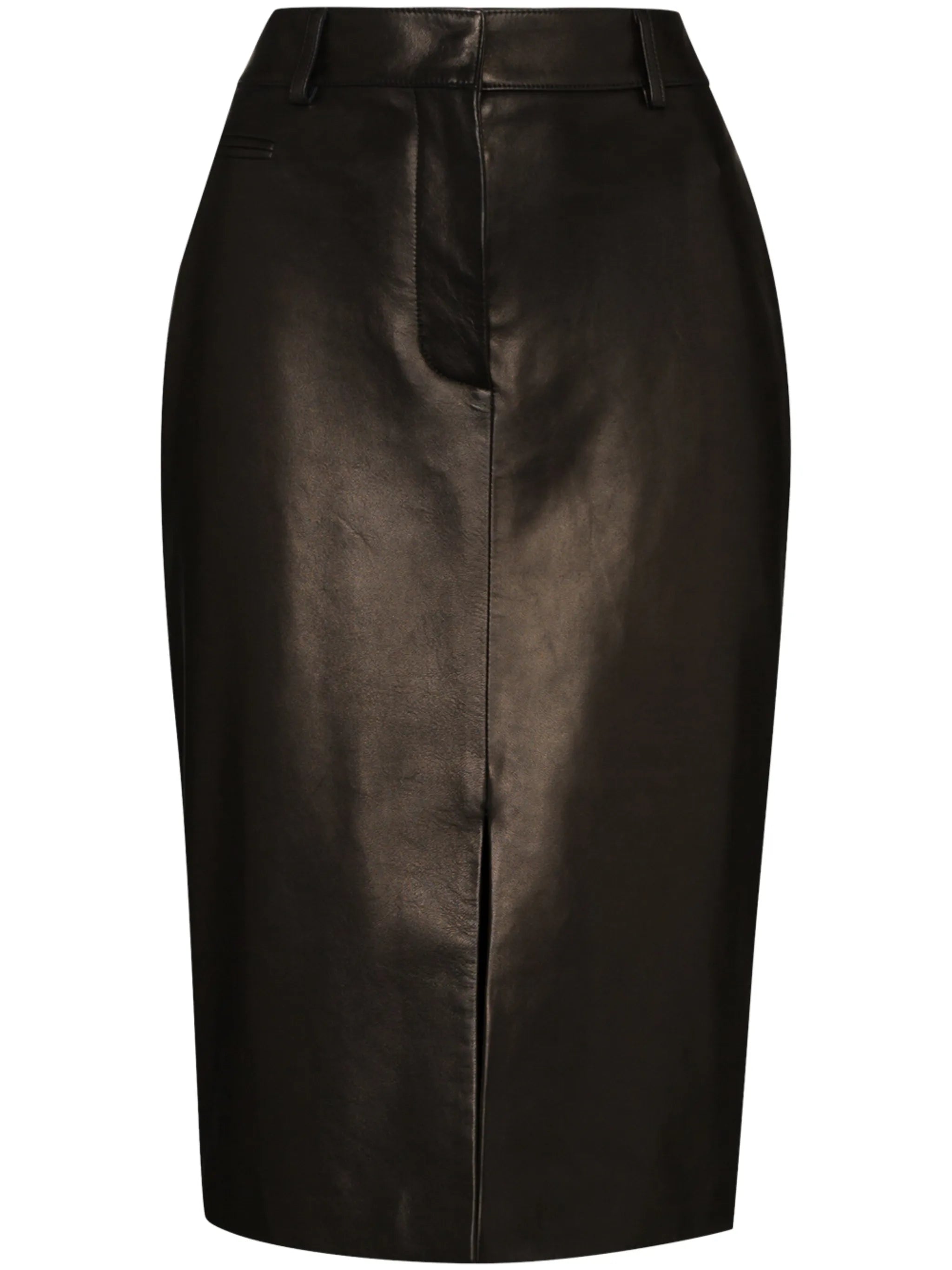 front-slit pencil skirt