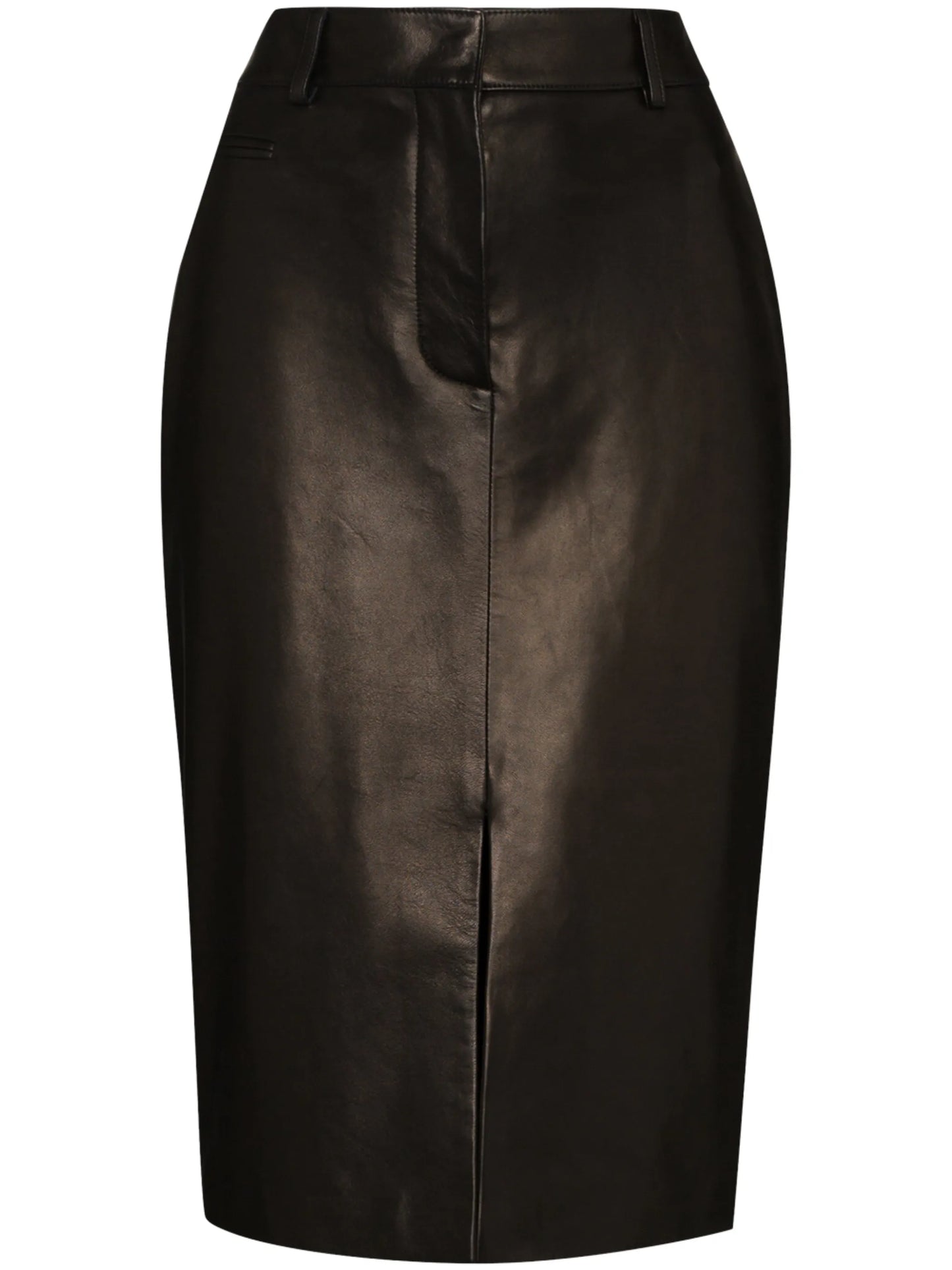 front-slit pencil skirt