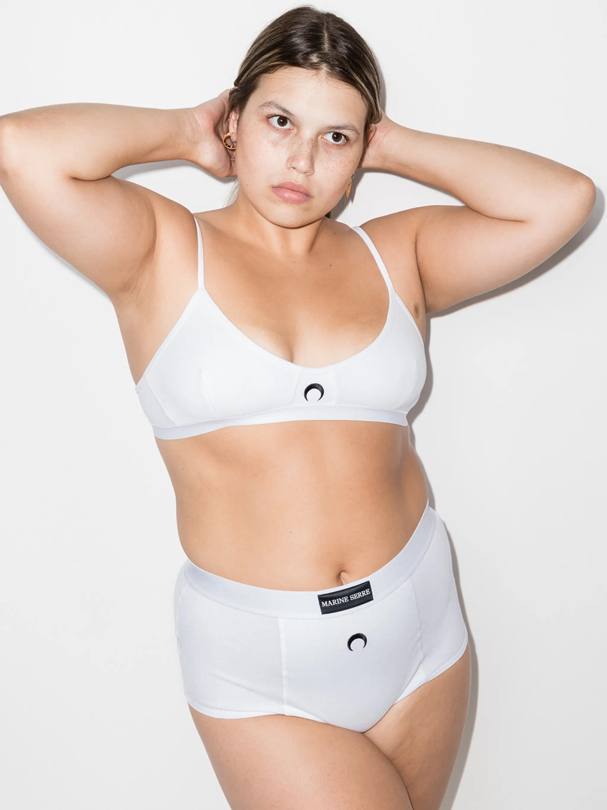 ribbed cotton briefs