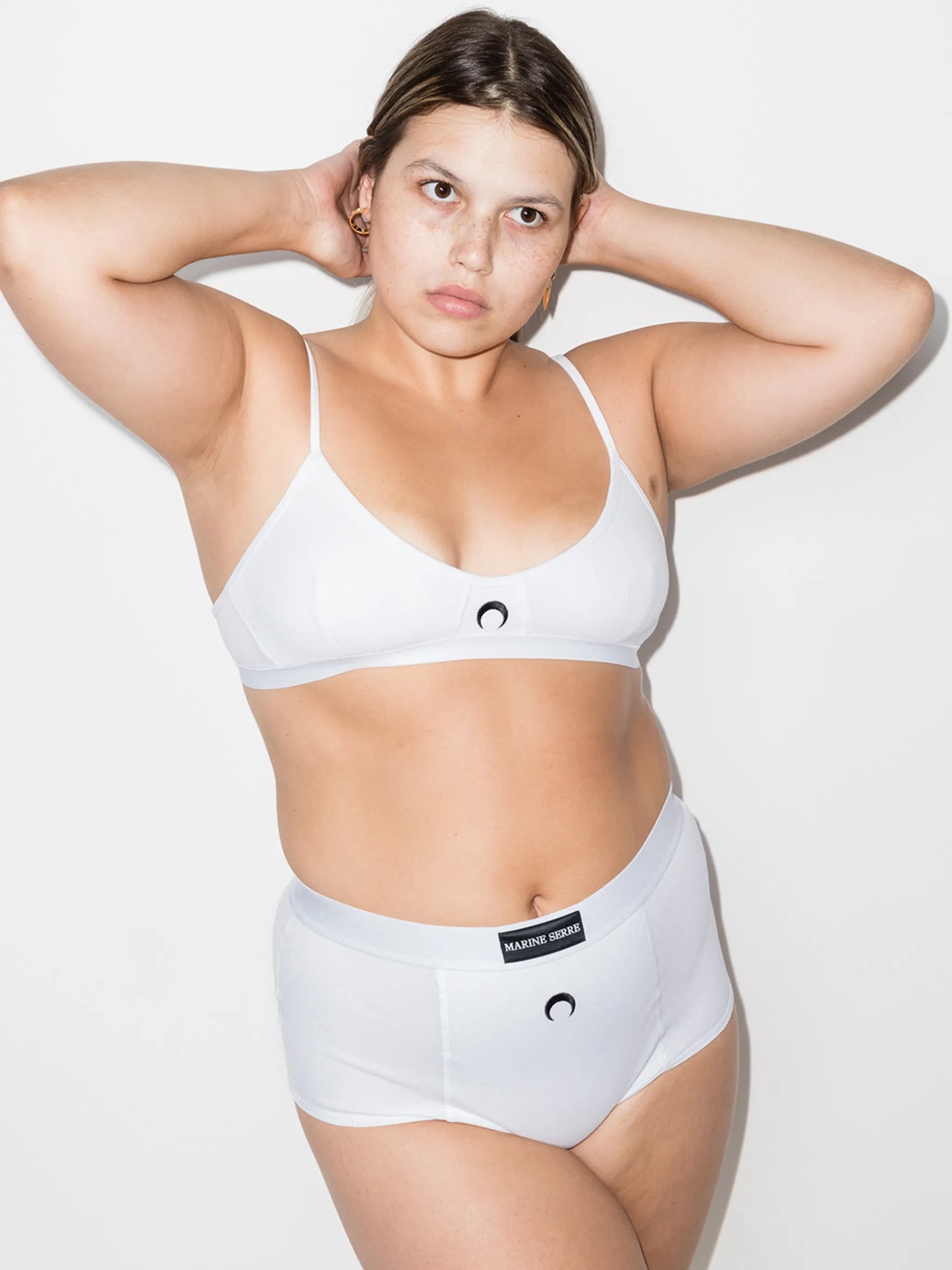 ribbed cotton briefs