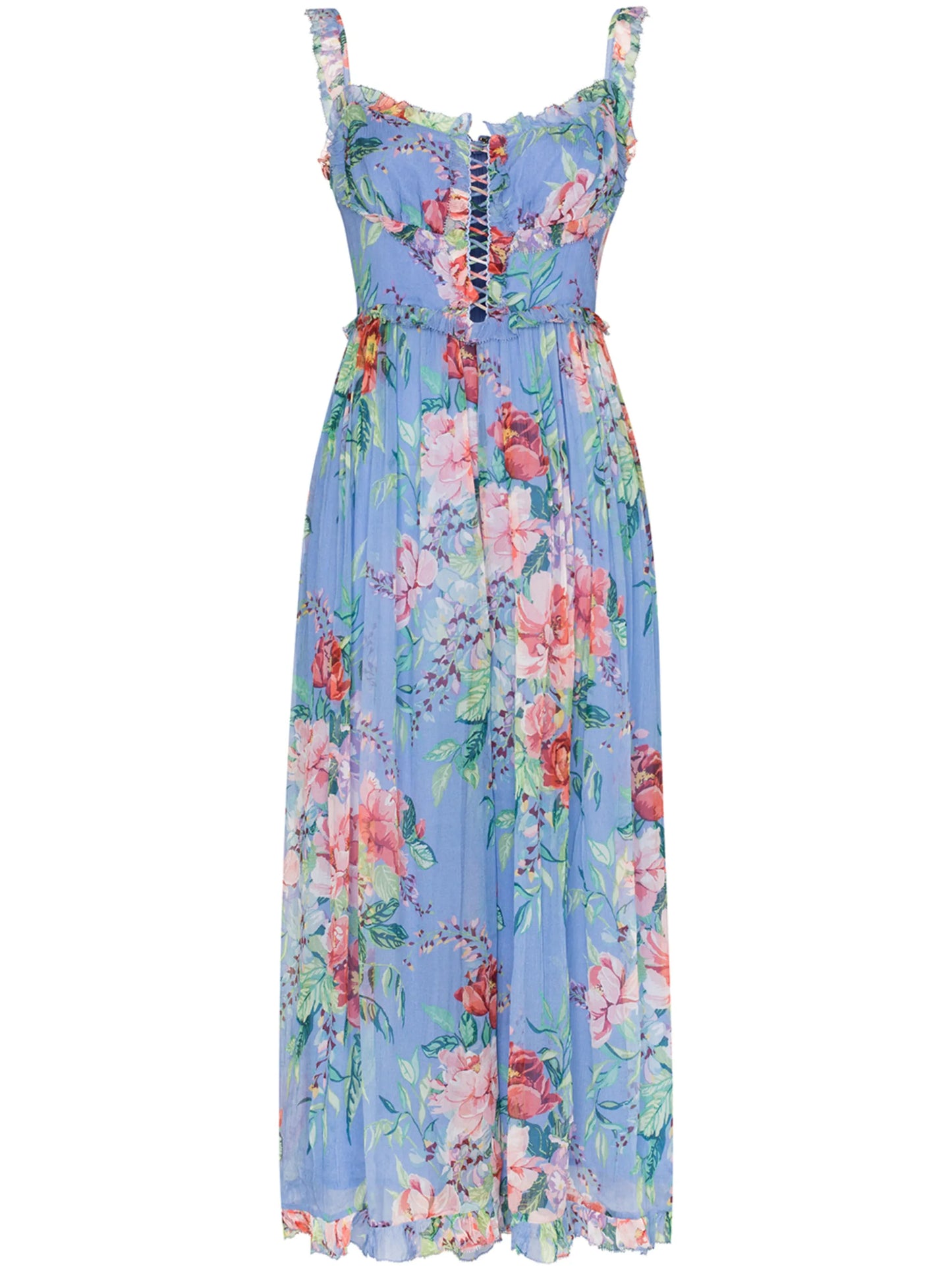 Bellitude corset-front jumpsuit