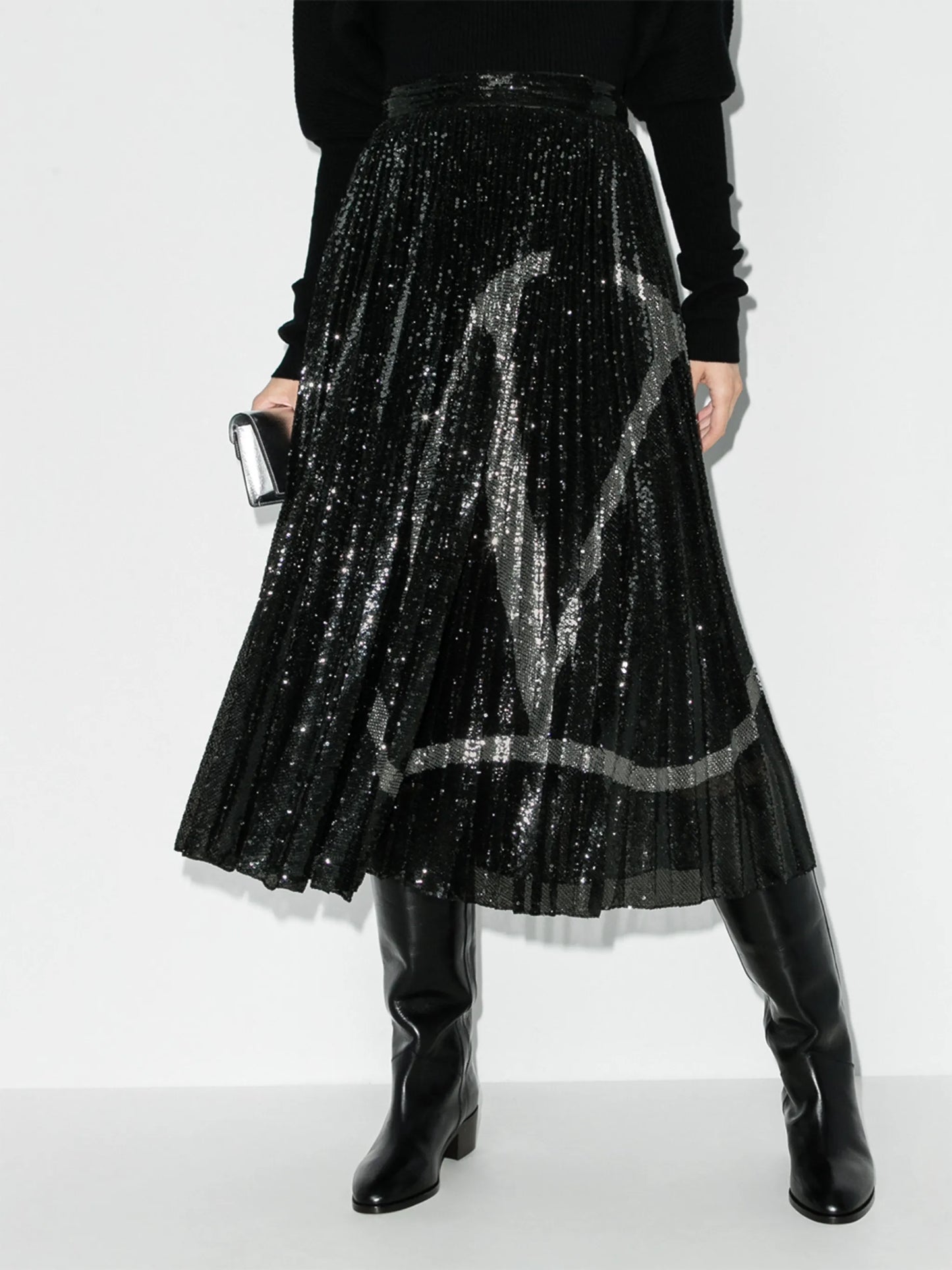 VLOGO pleated skirt