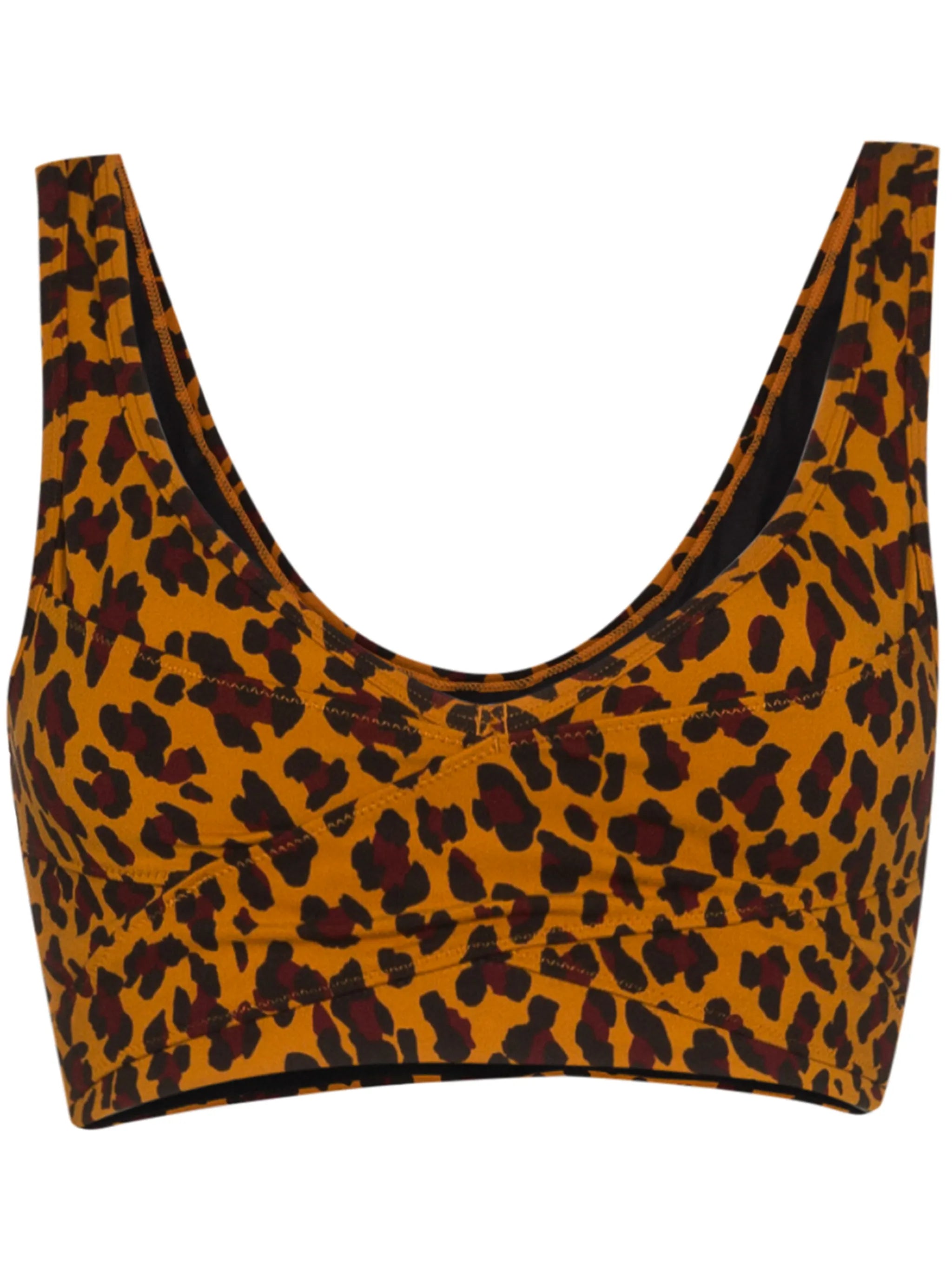 Kellam leopard-print sports bra