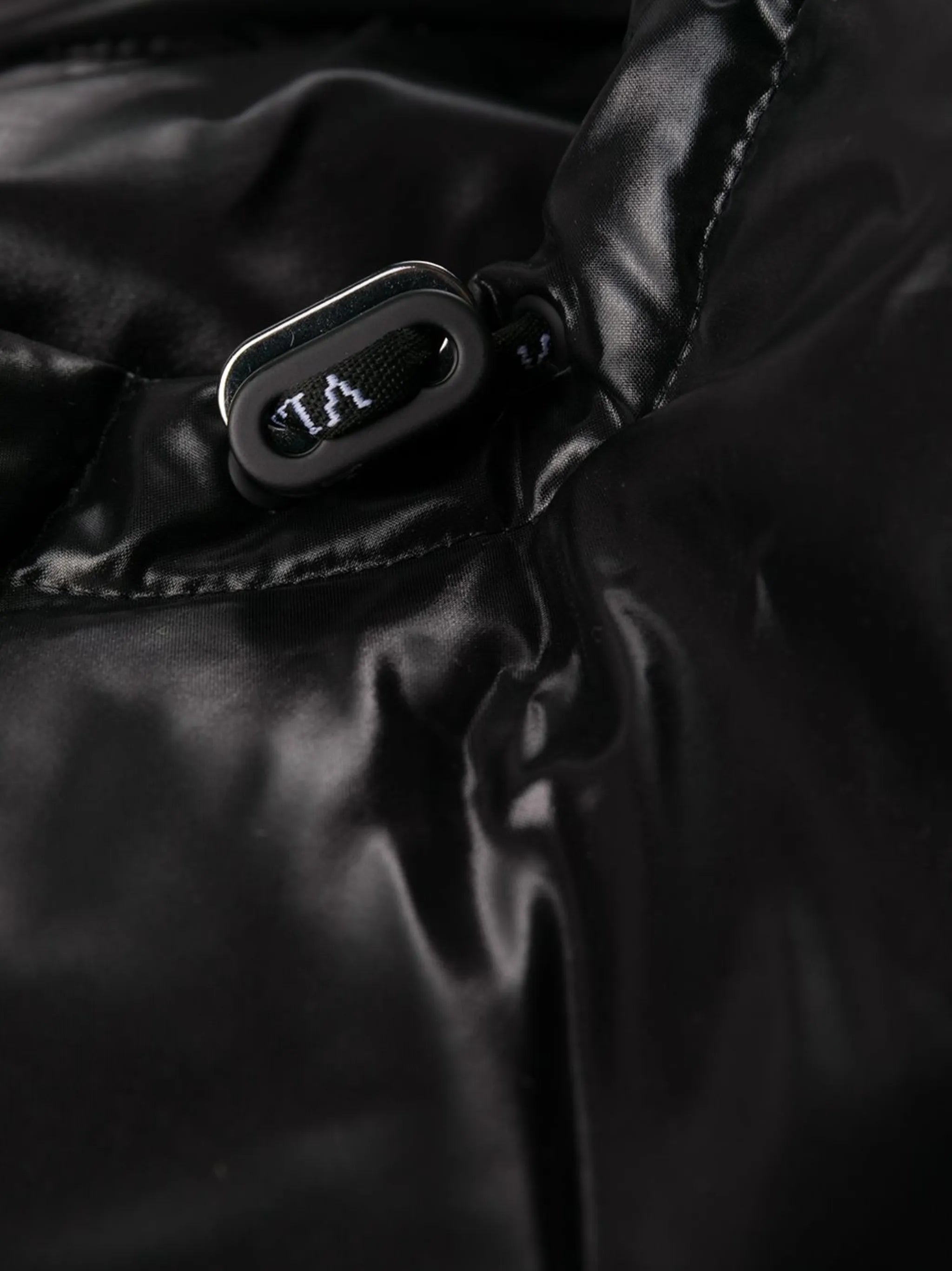 logo-print puffer jacket