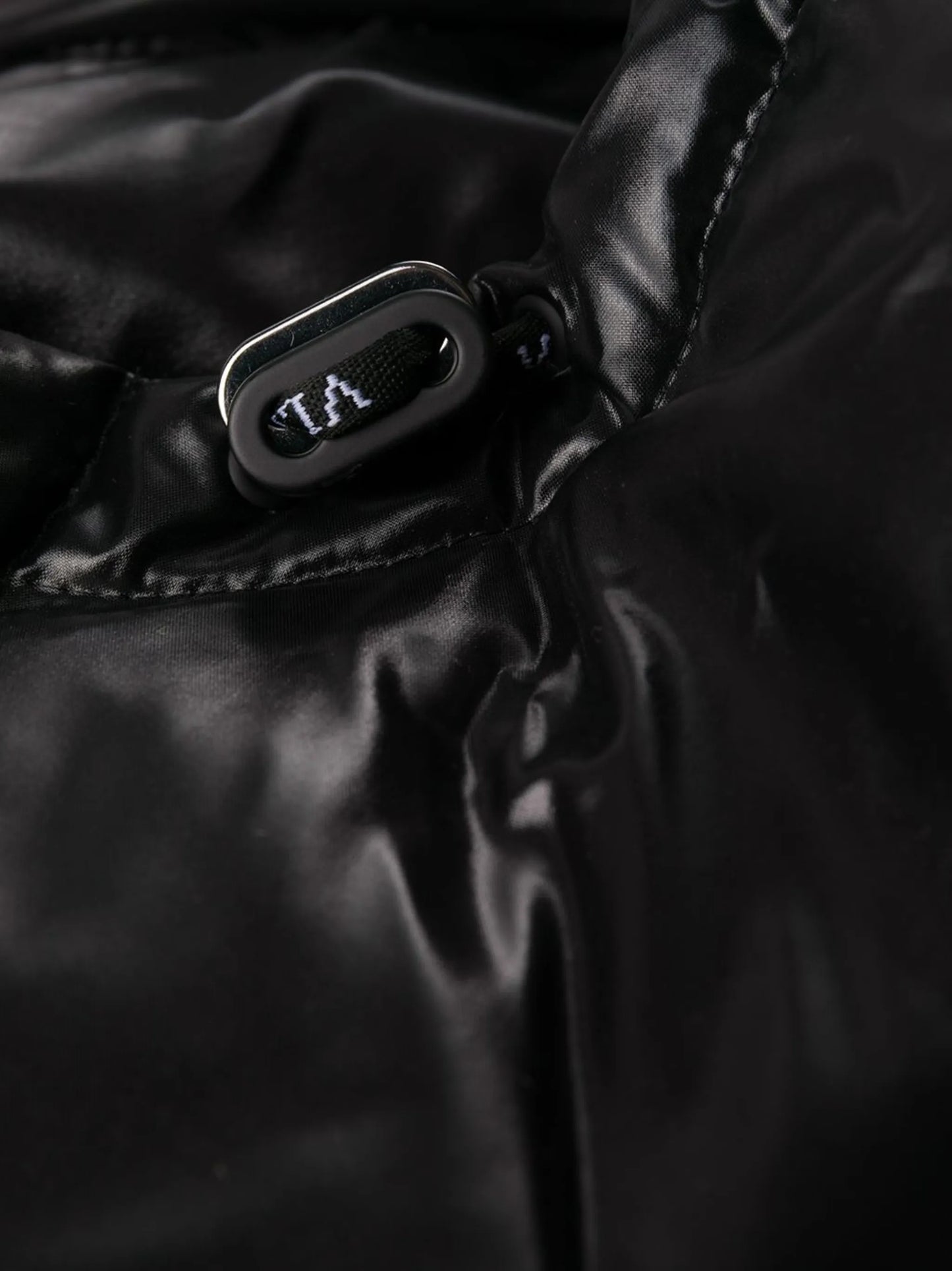logo-print puffer jacket