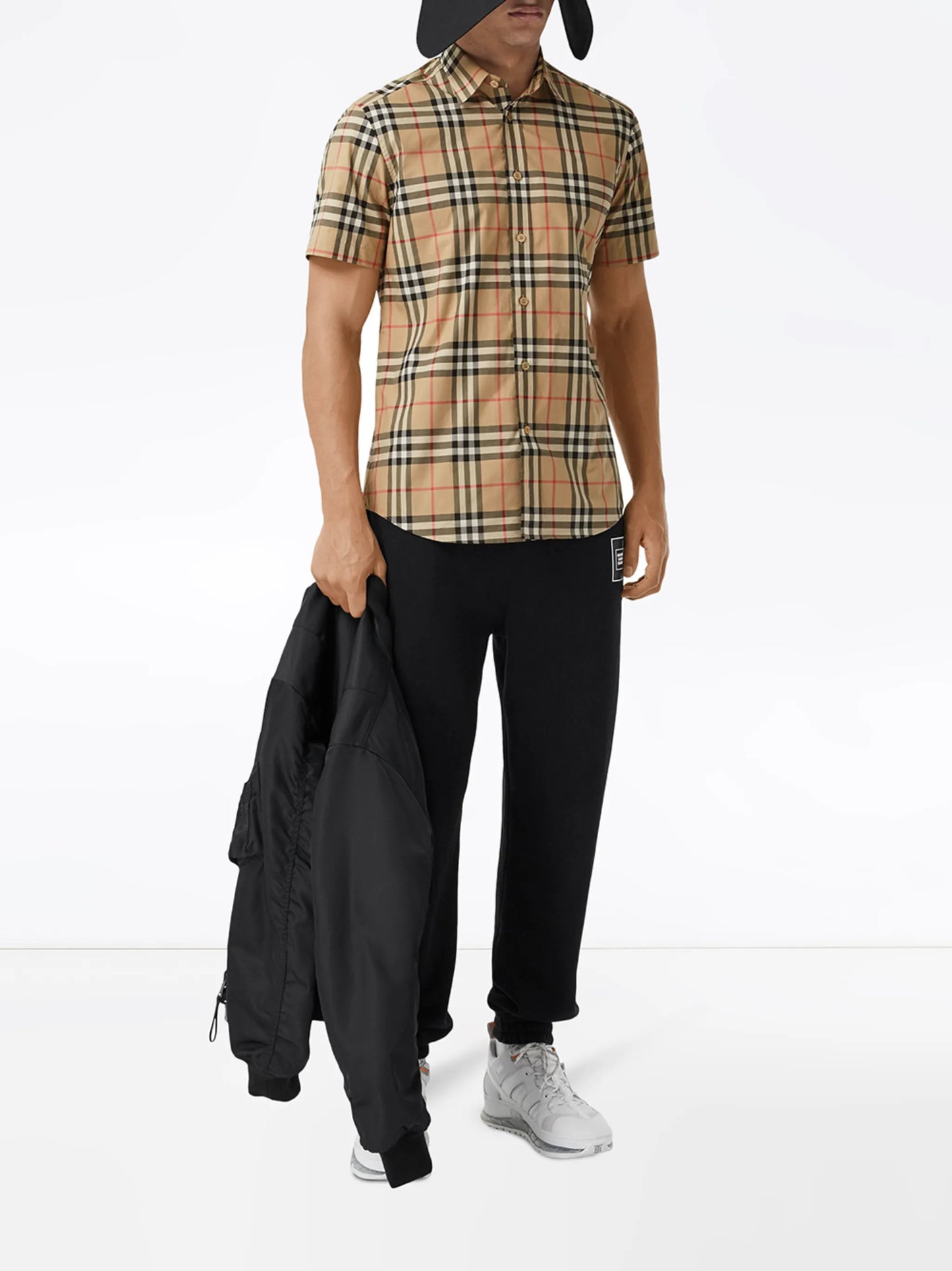 check short-sleeve shirt