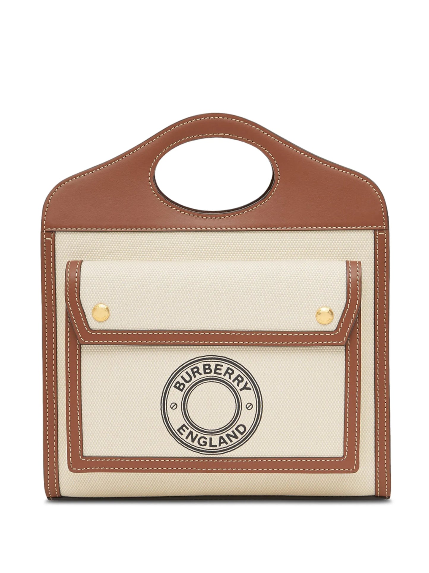 mini logo print pocket bag