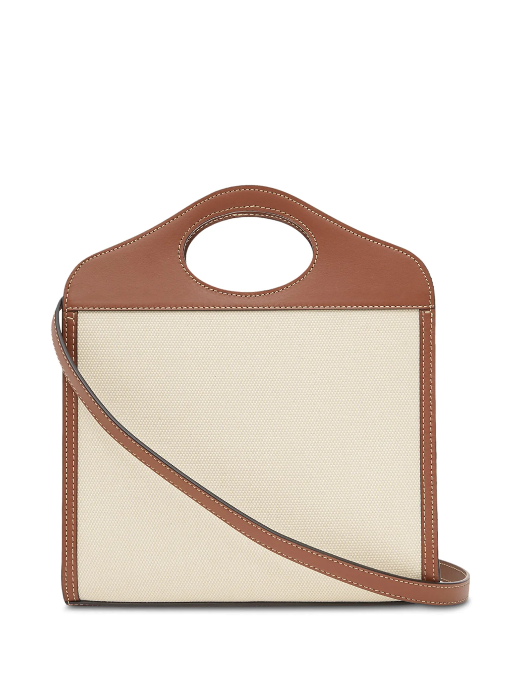 mini logo print pocket bag