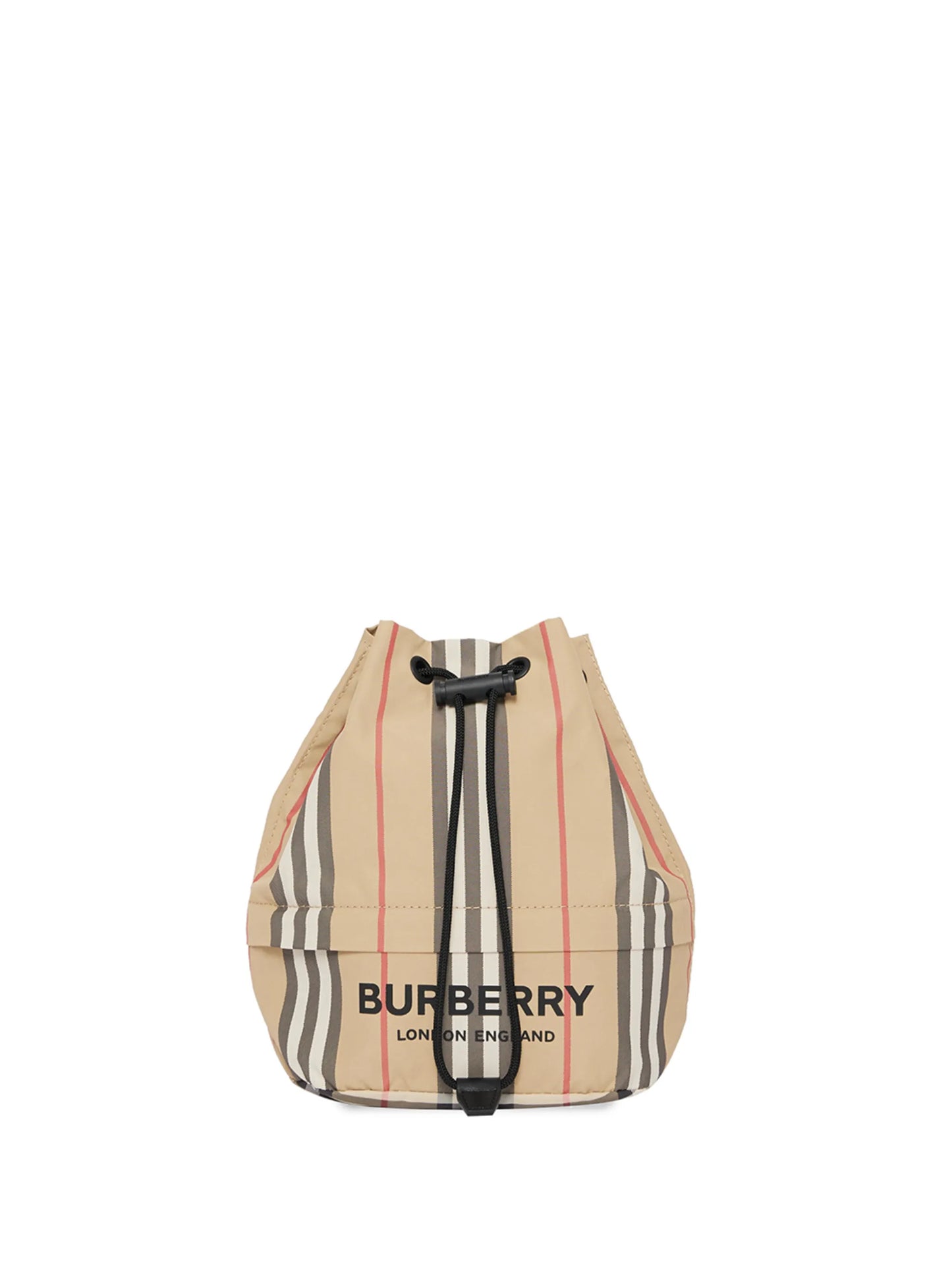 Icon stripe drawcord pouch