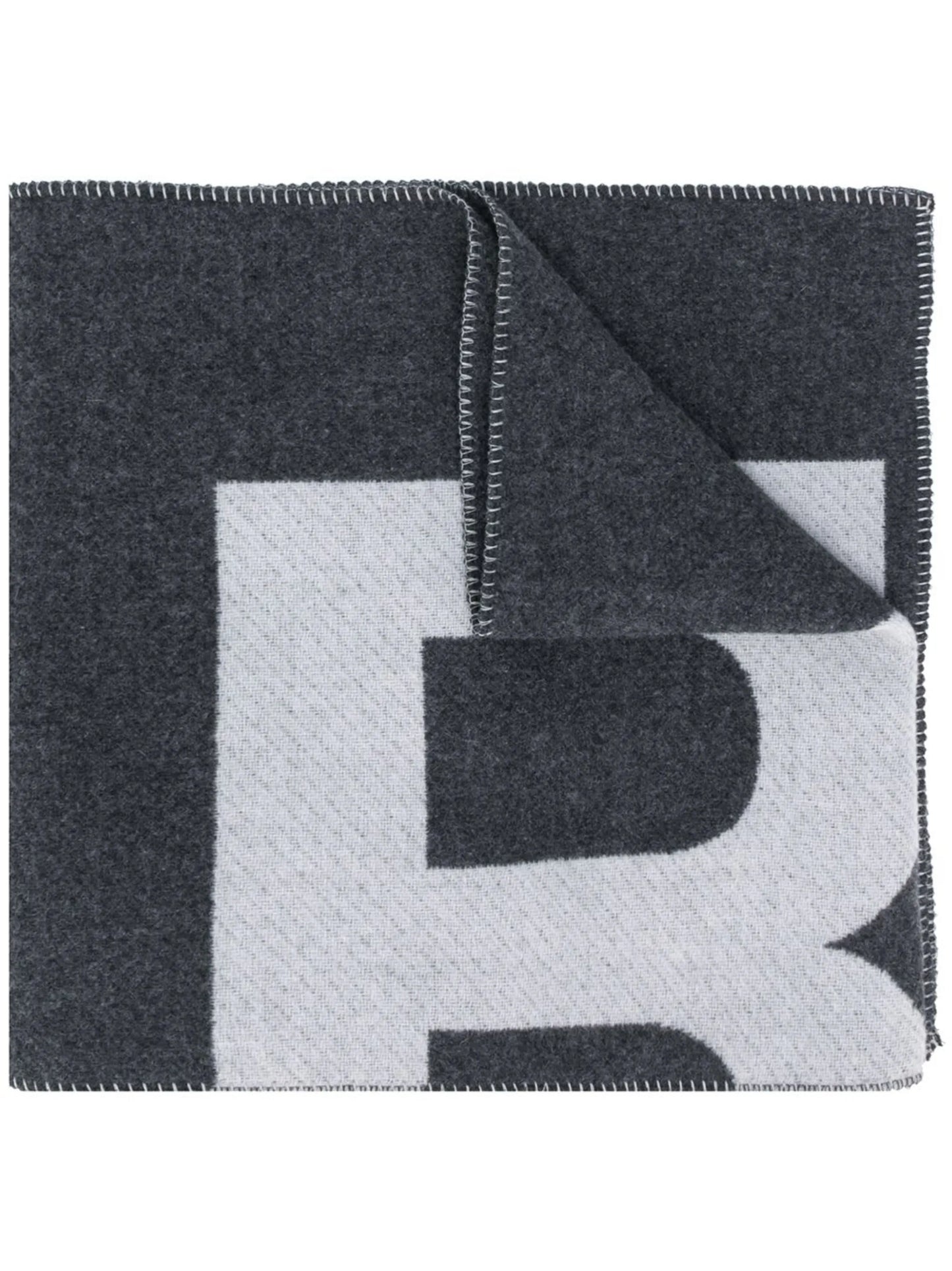 Loli logo-print blanket scarf