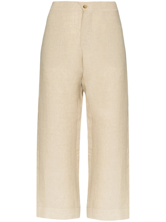 Antibes cropped wide-leg trousers