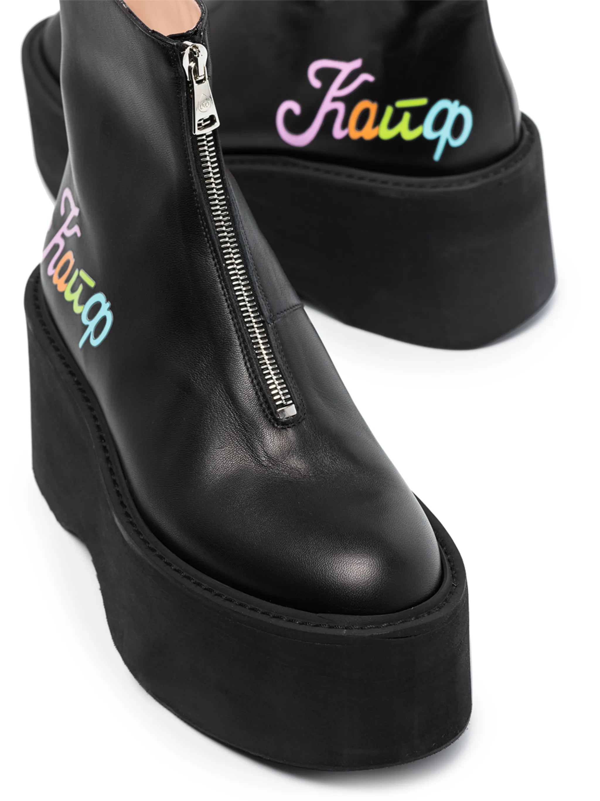 Kaif flatform ankle boots