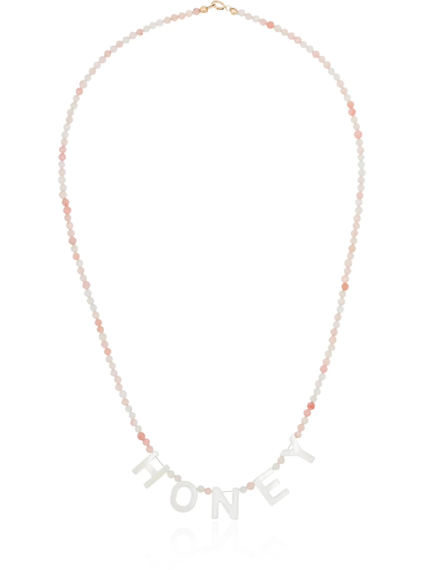 Honey beaded necklace