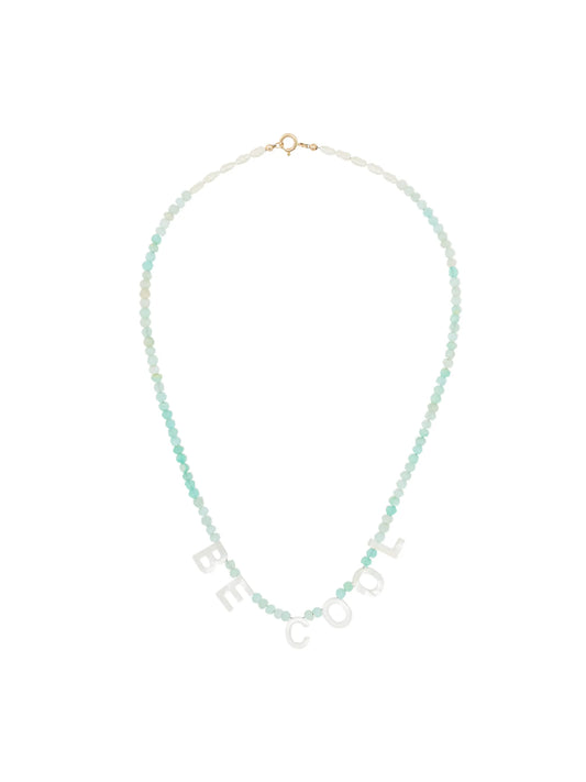 'Be Cool' beaded necklace