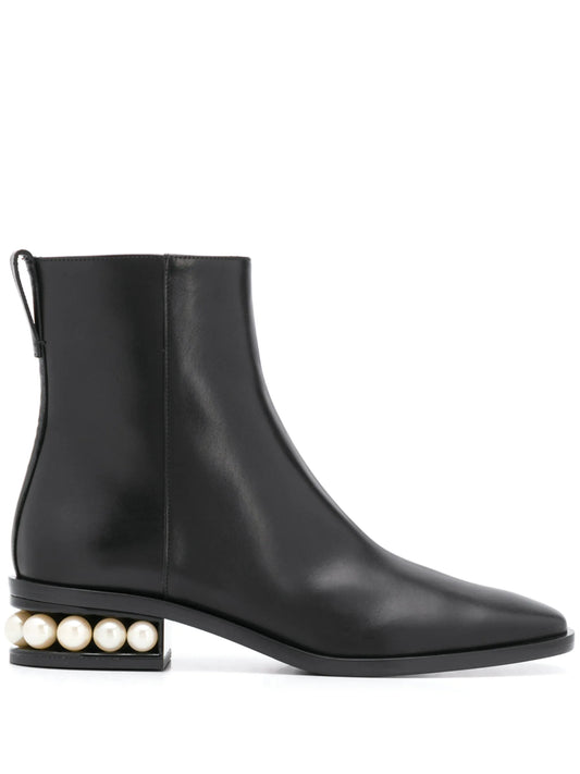 Casati pearl-embellished ankle boots