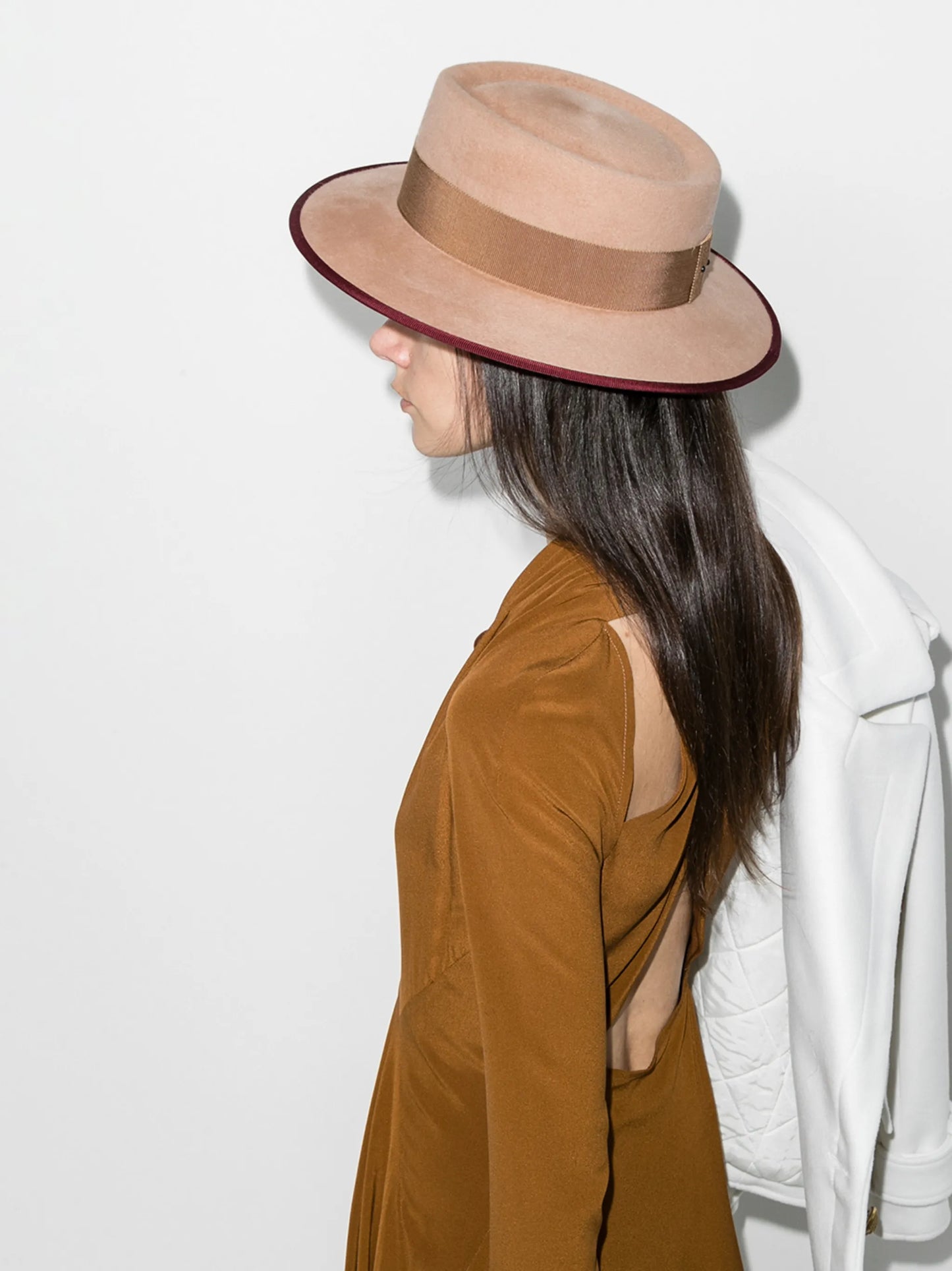 beige Gerhard felt fedora