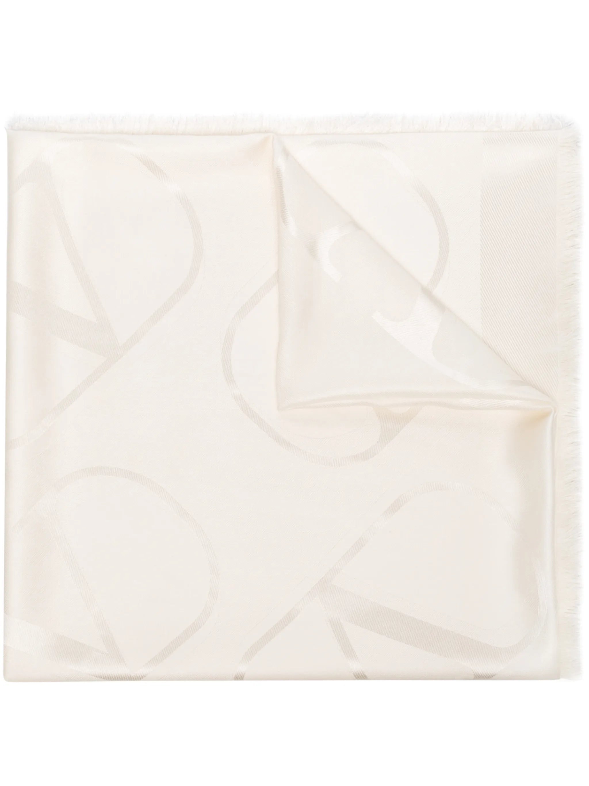 VLogo Signature jacquard shawl