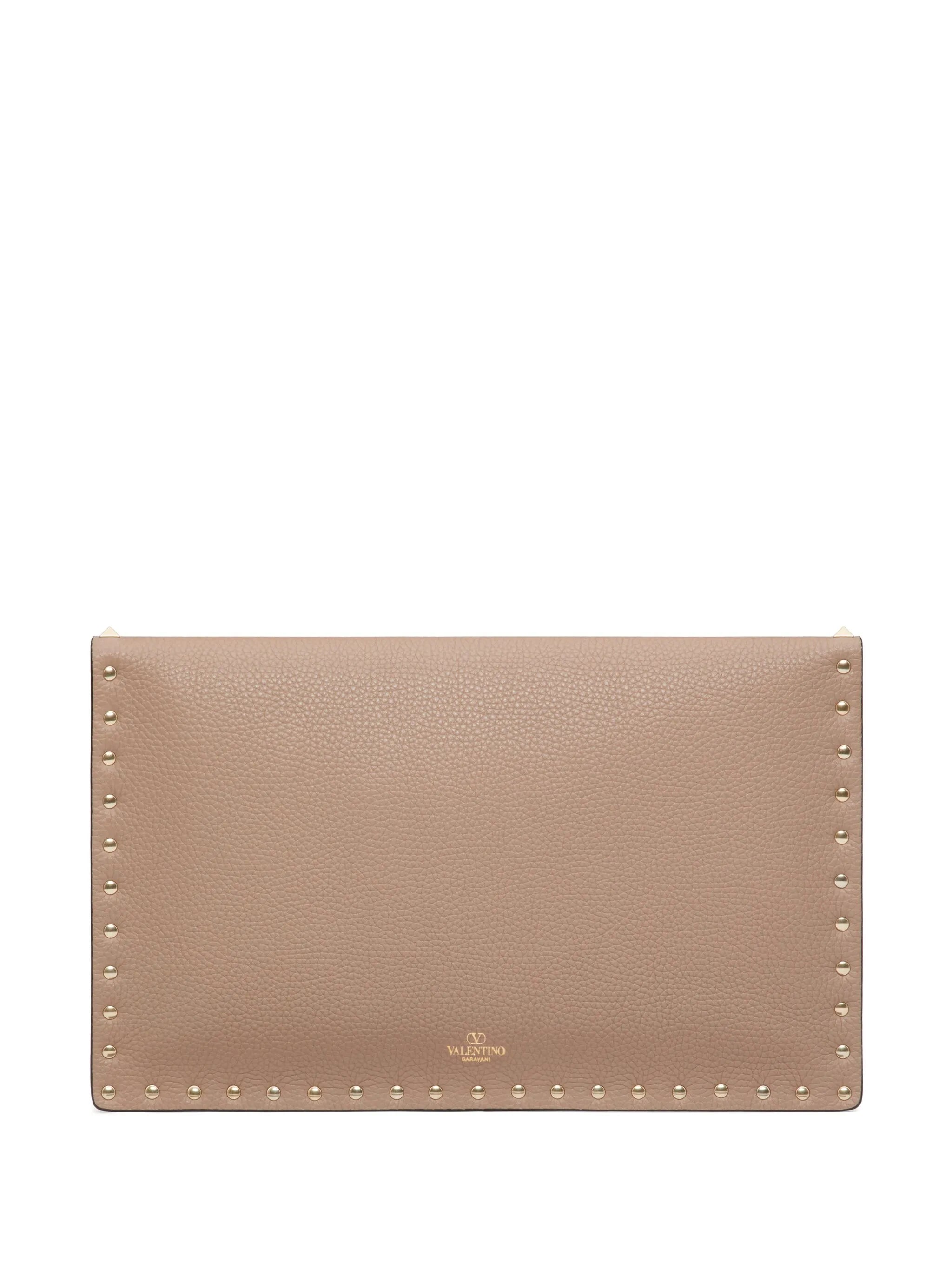 Rockstud envelope clutch bag