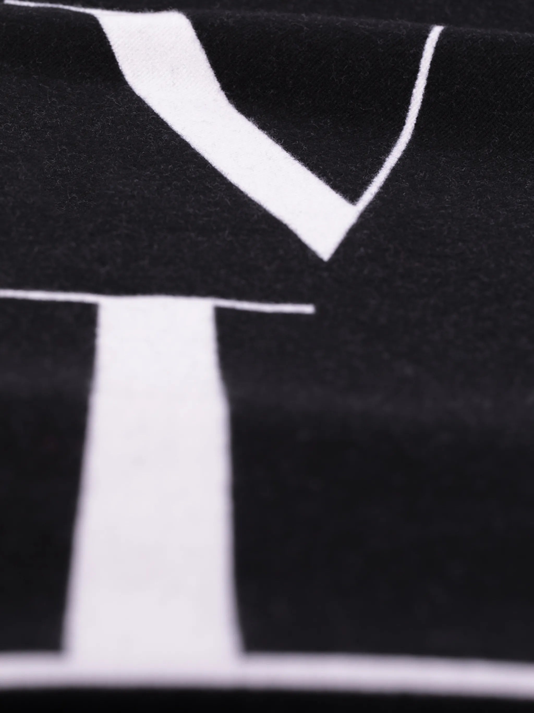 VLTN intarsia-knit scarf