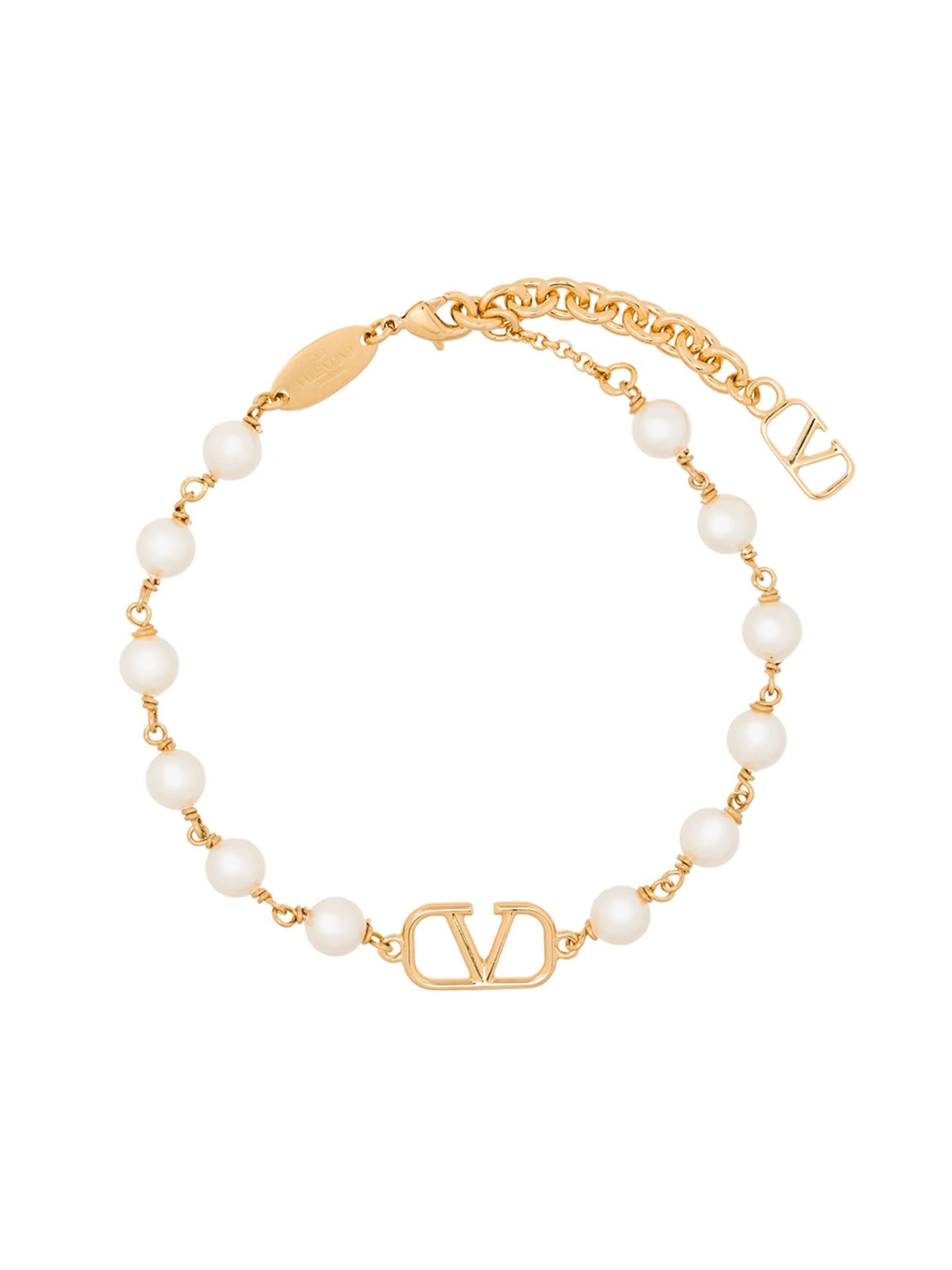 VLogo Signature pearl bracelet