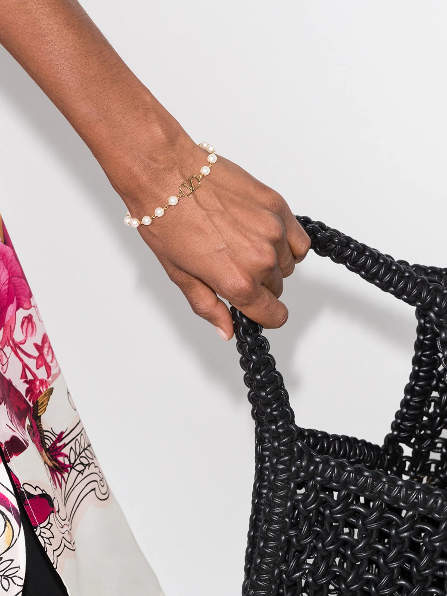 VLogo Signature pearl bracelet