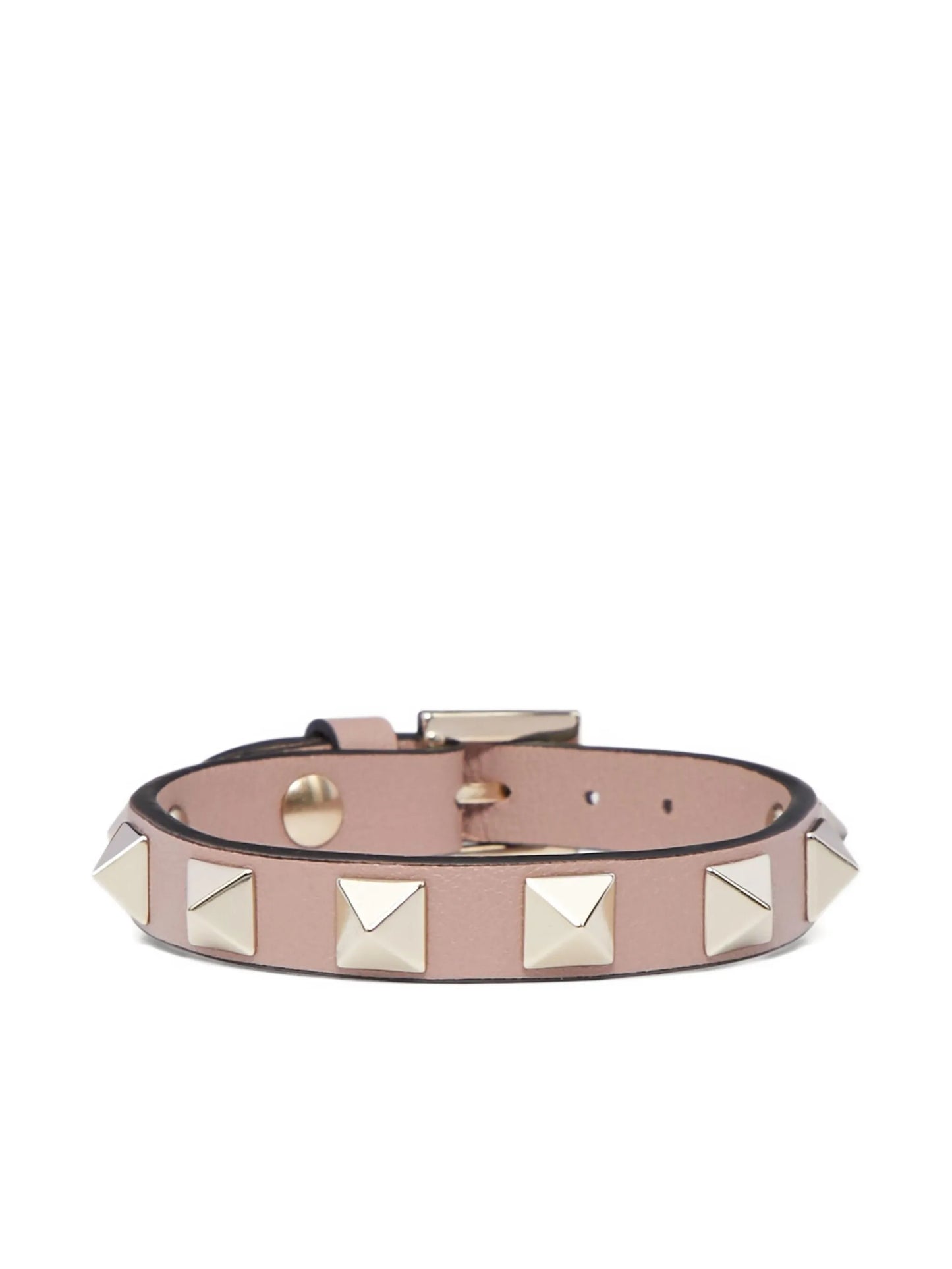 Rockstud leather bracelet