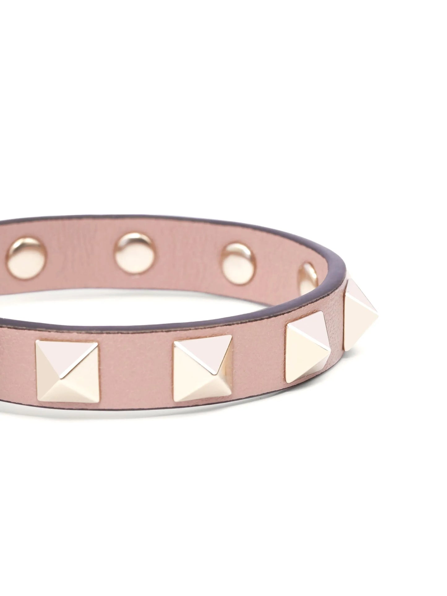Rockstud leather bracelet