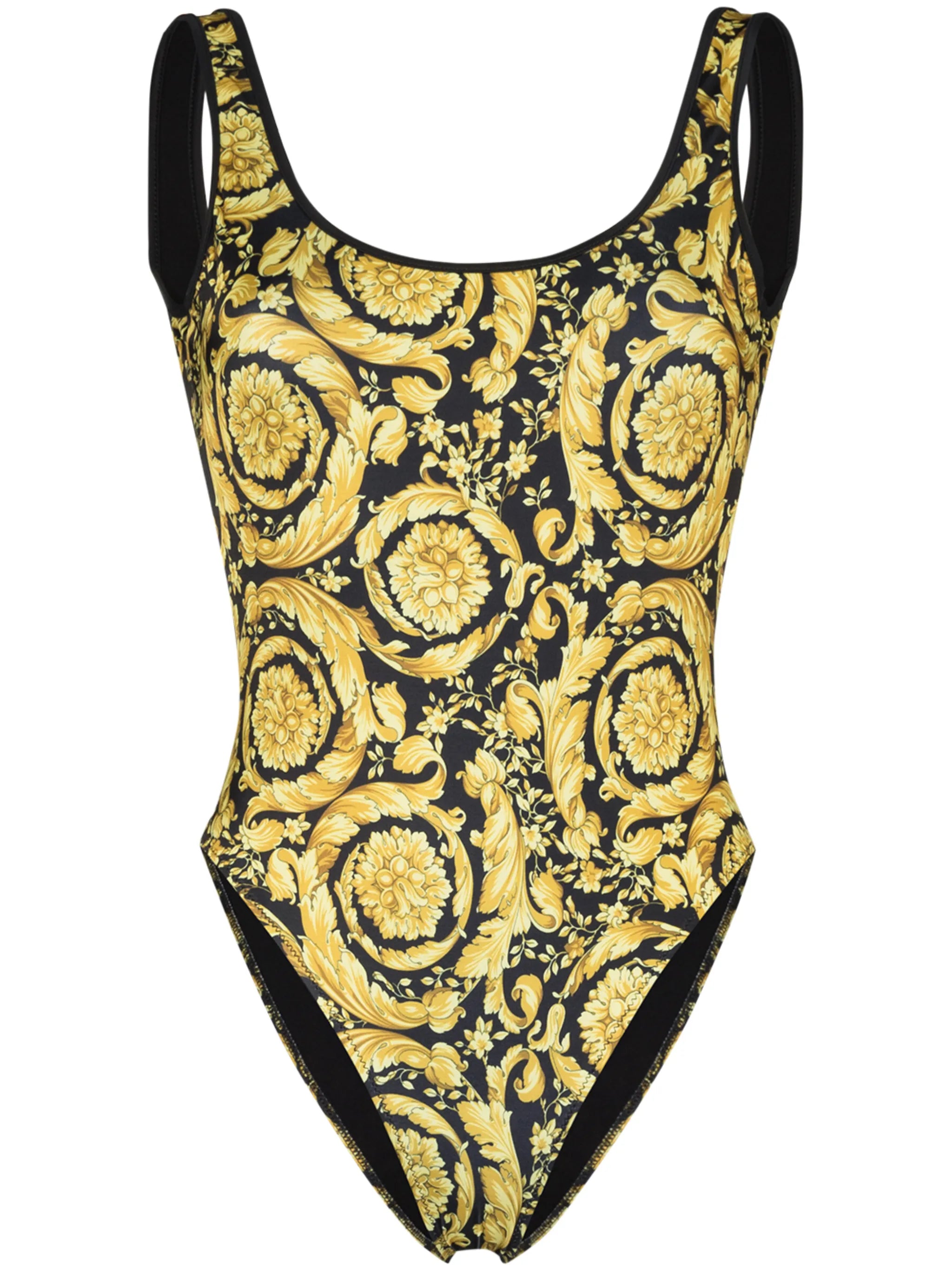 baroque-print swimsuit