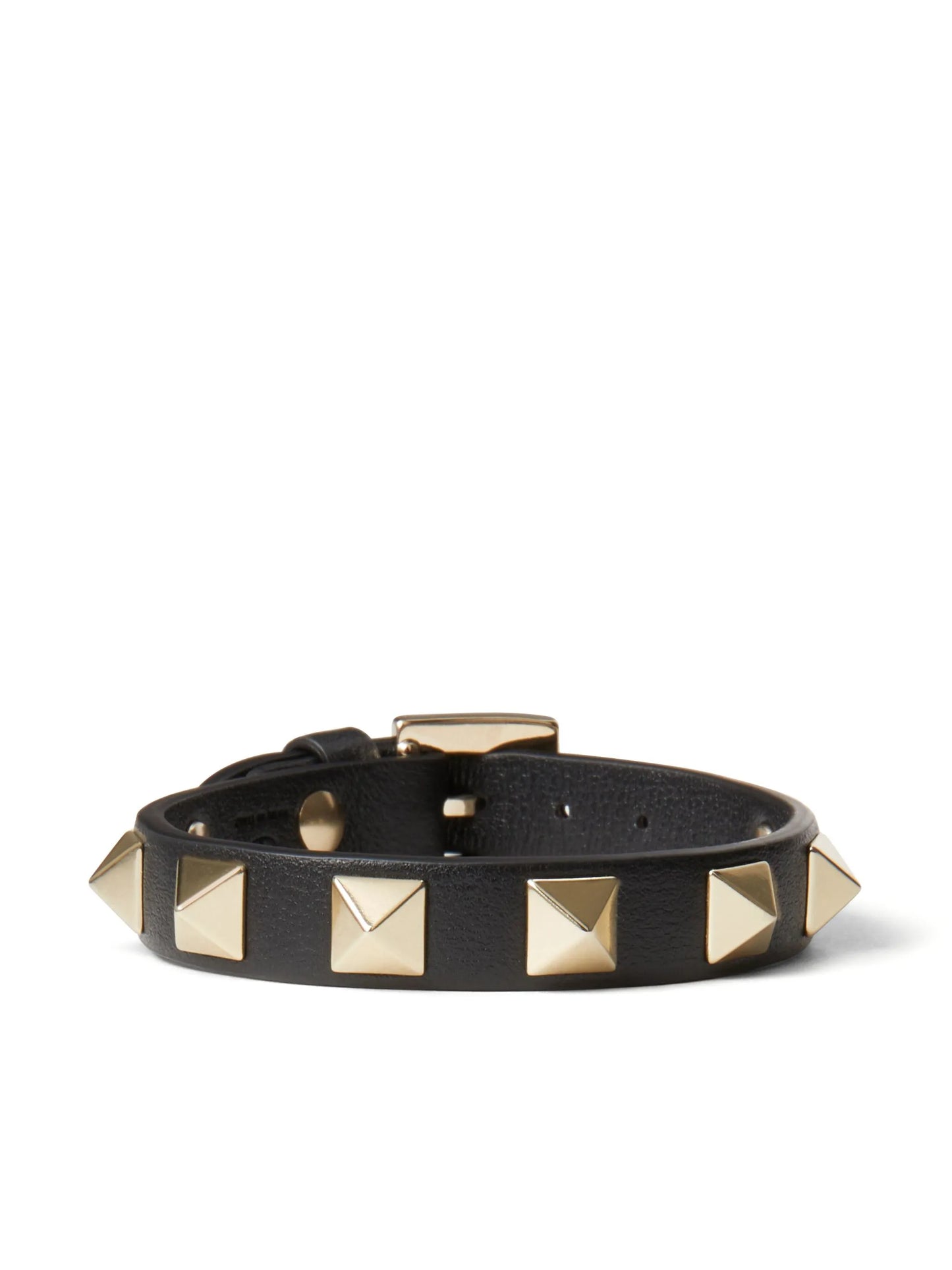 Rockstud leather bracelet