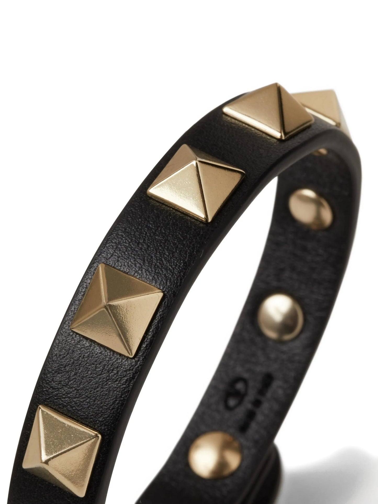 Rockstud leather bracelet
