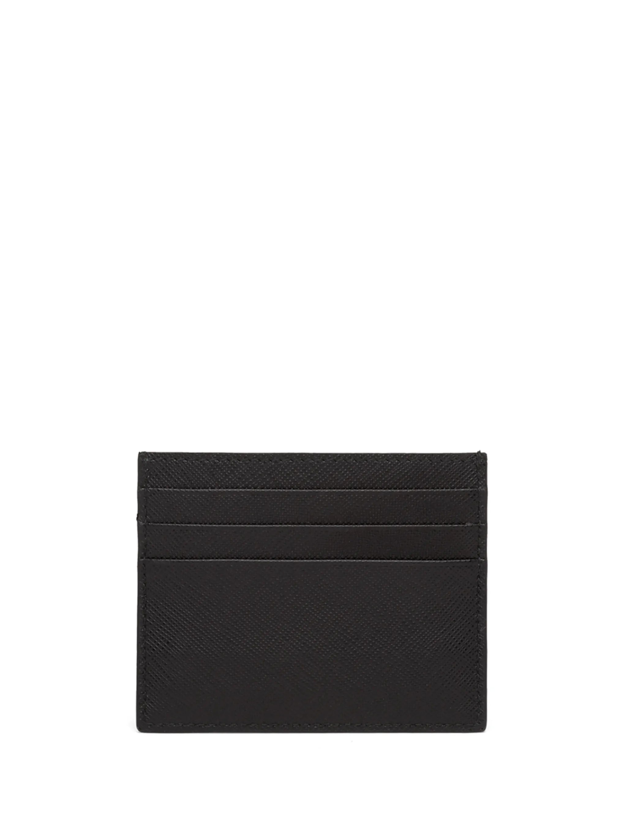 Saffiano leather card holder