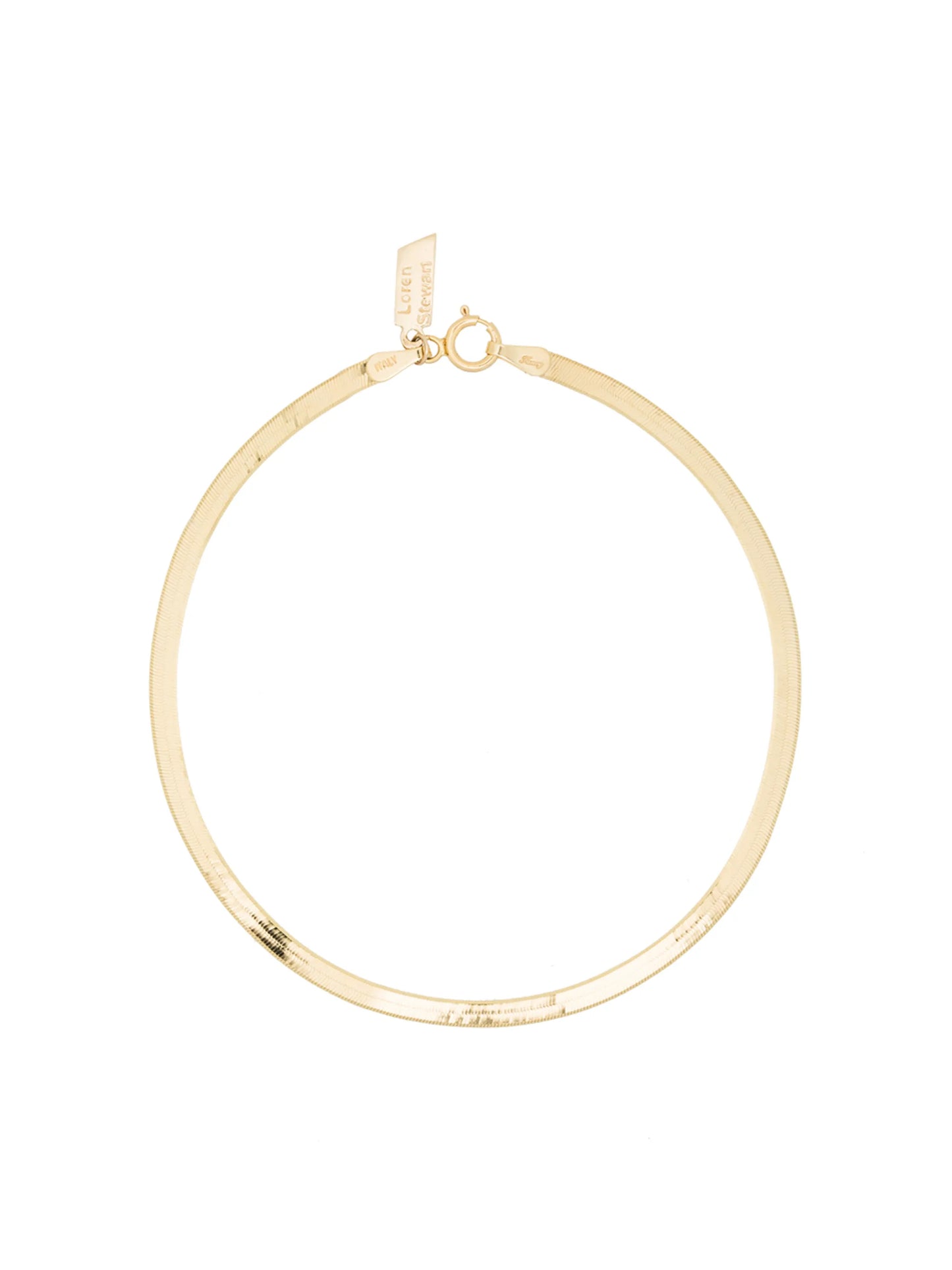 Herringbone 10kt yellow gold bracelet