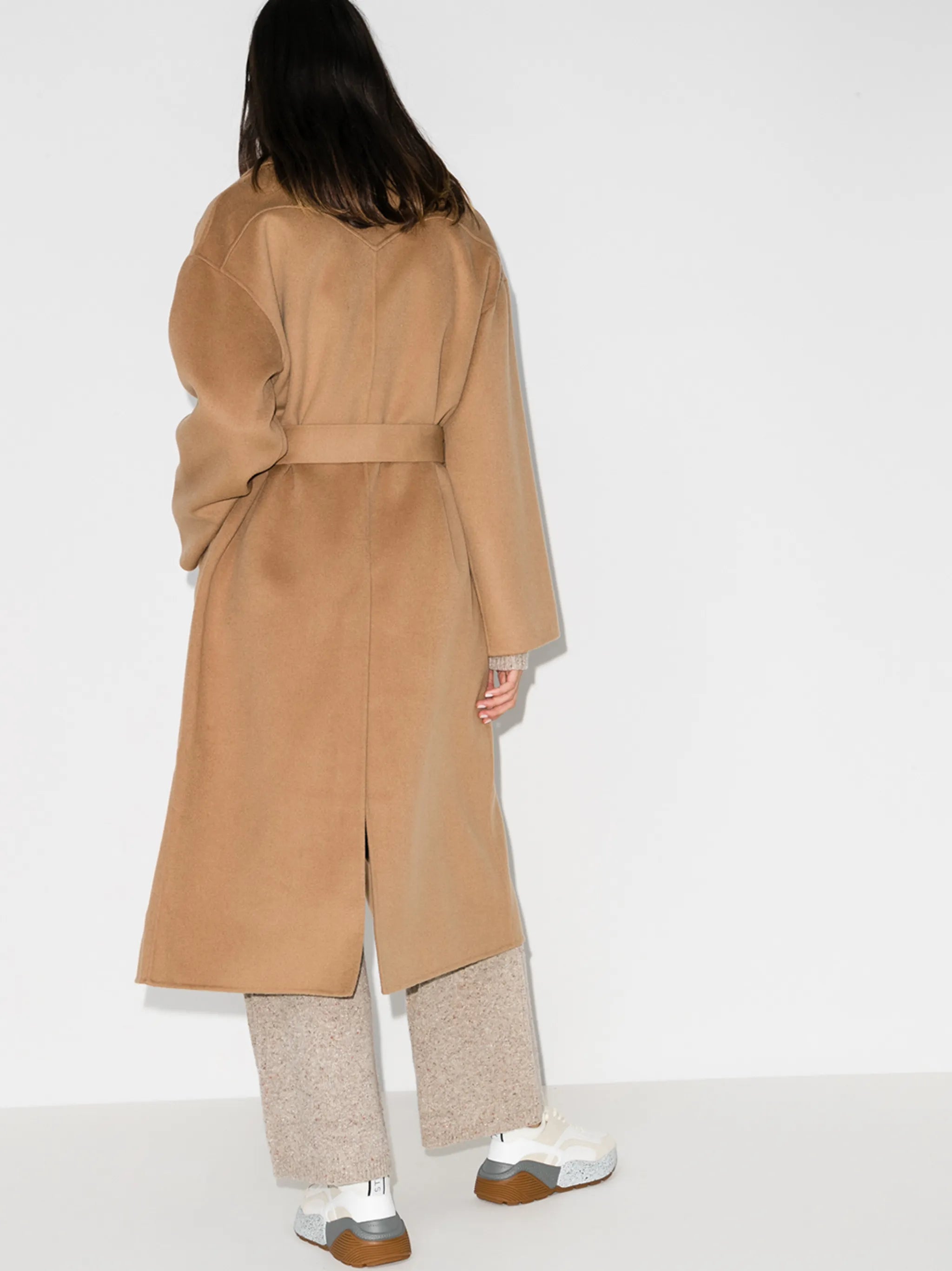 Alamo belted midi coat