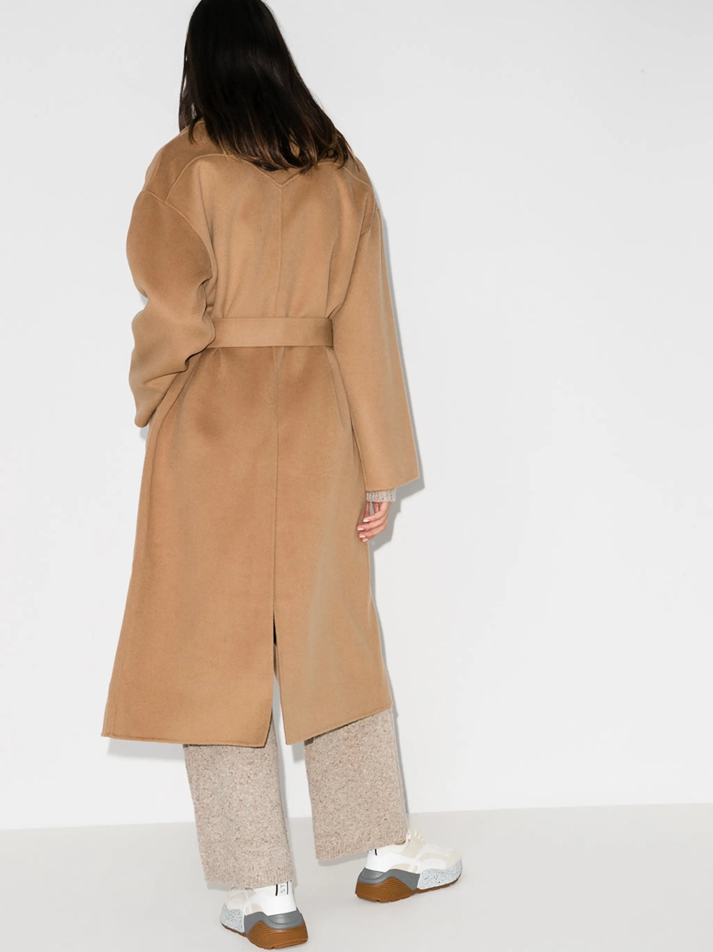 Alamo belted midi coat