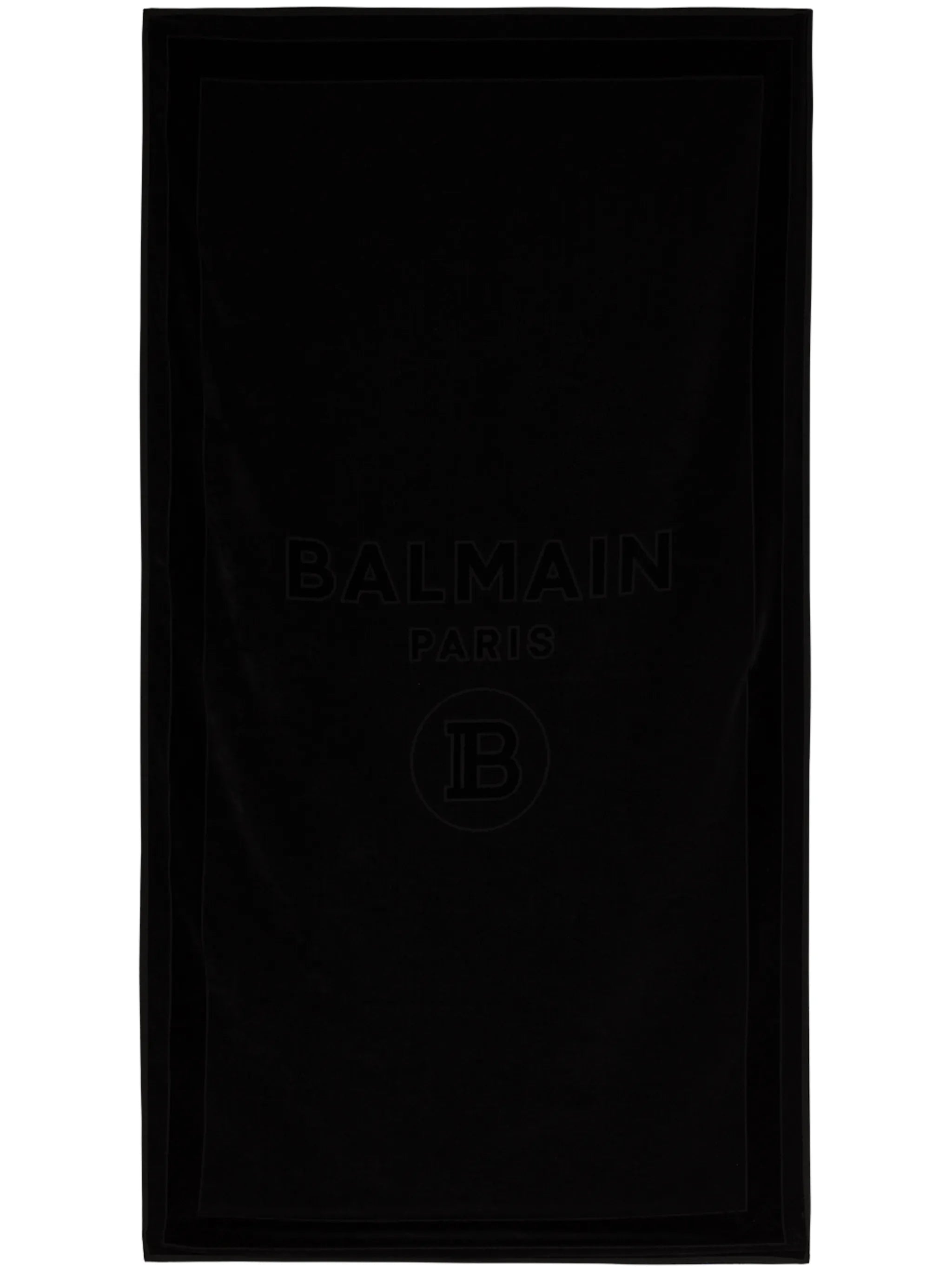 logo embossed towel