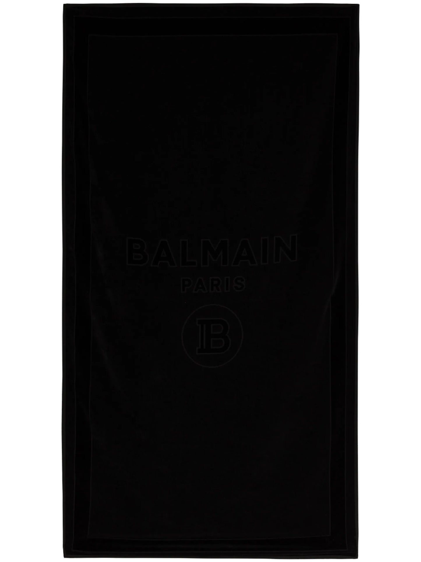 logo embossed towel