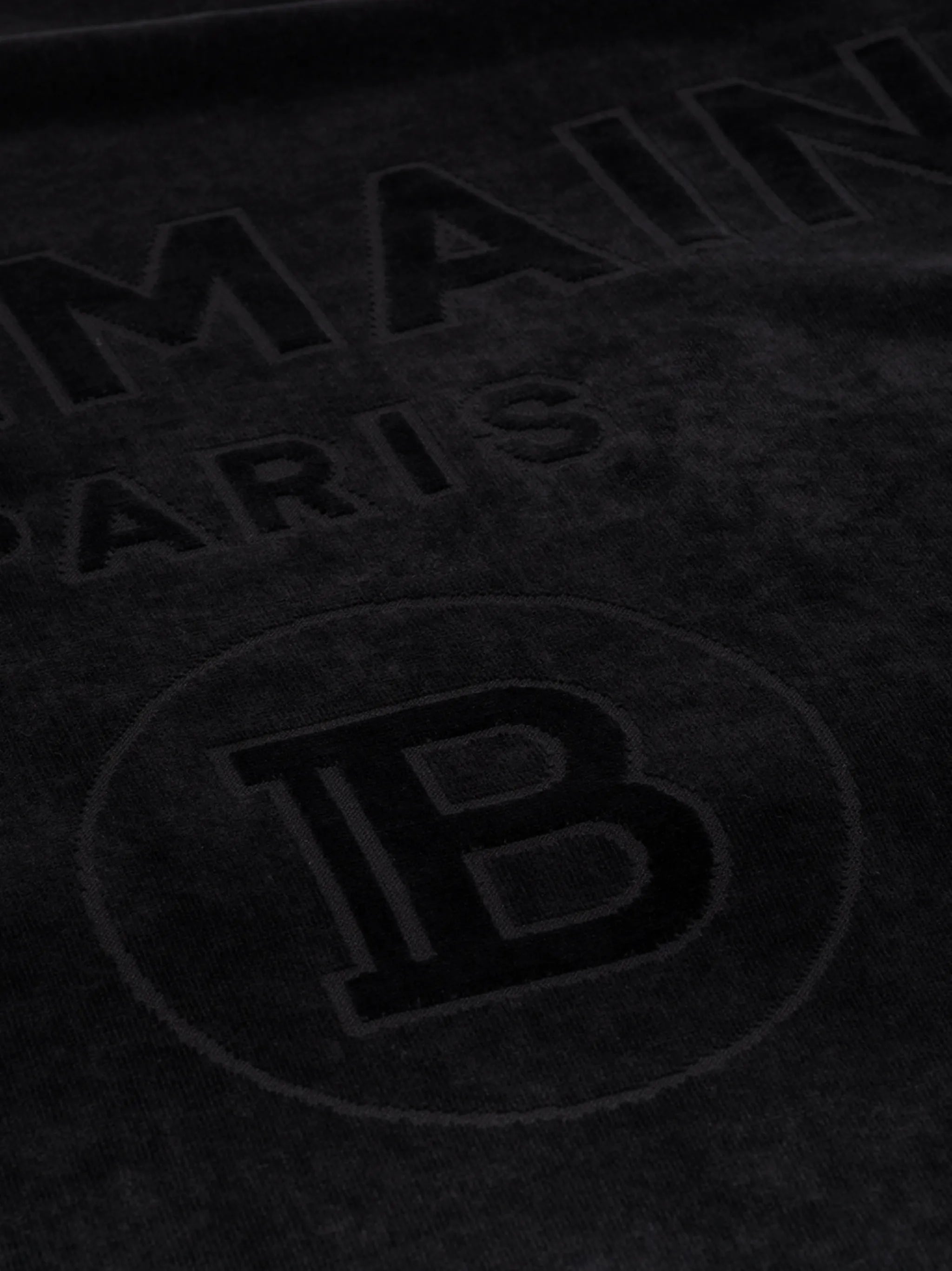 logo embossed towel