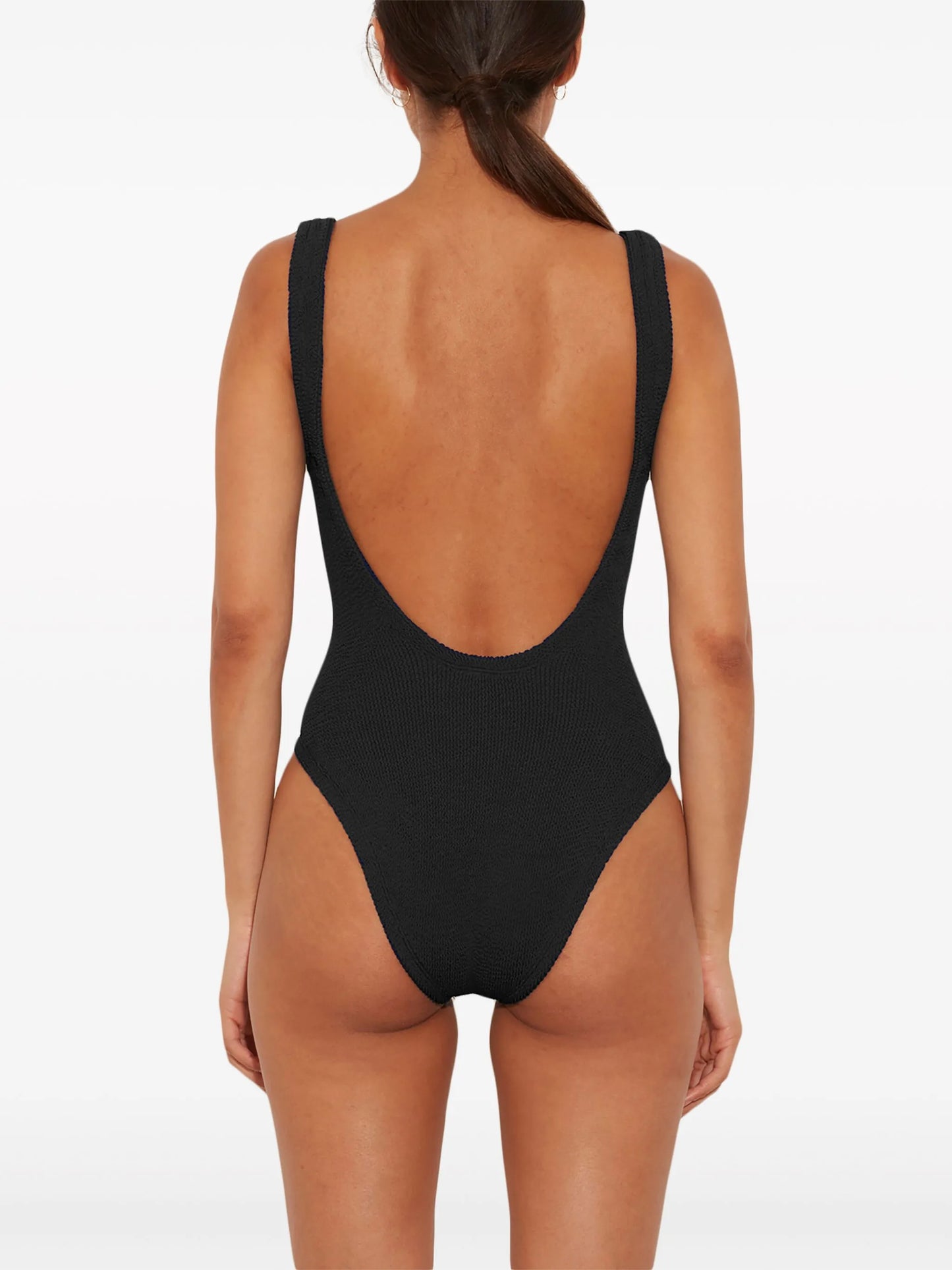 square neck swimsuit