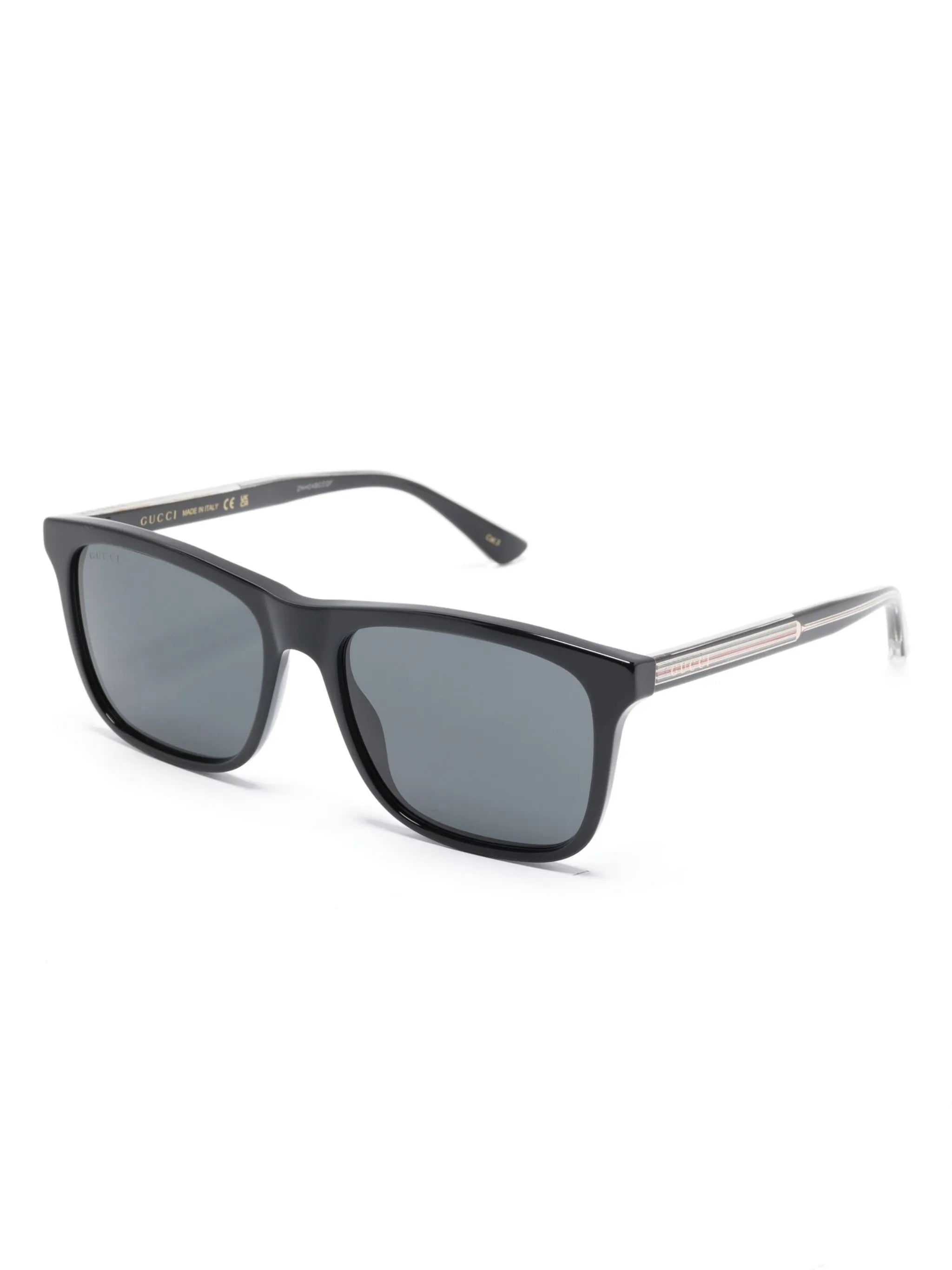 Web-stripe sunglasses