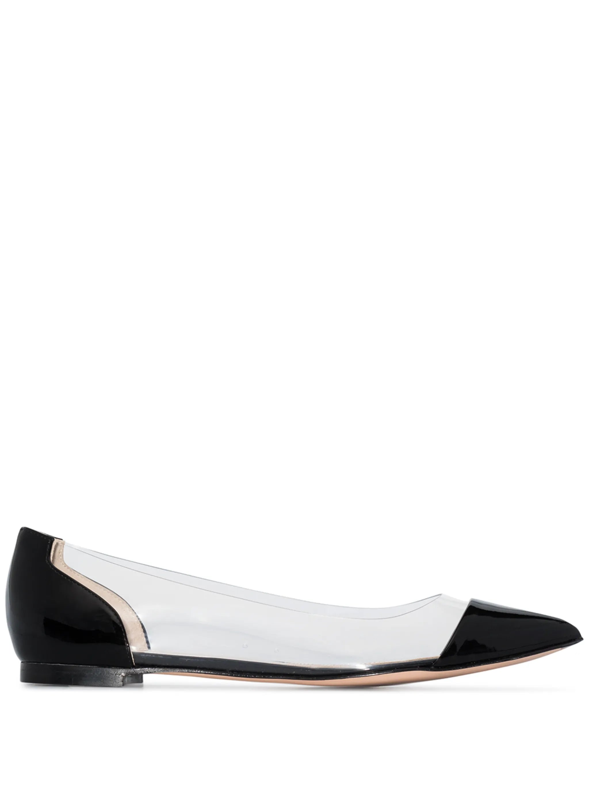 Plexi ballerina shoes