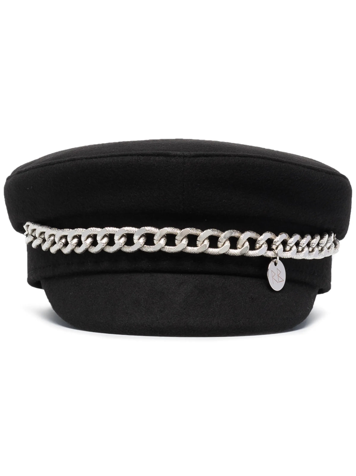 chain-detail baker boy hat