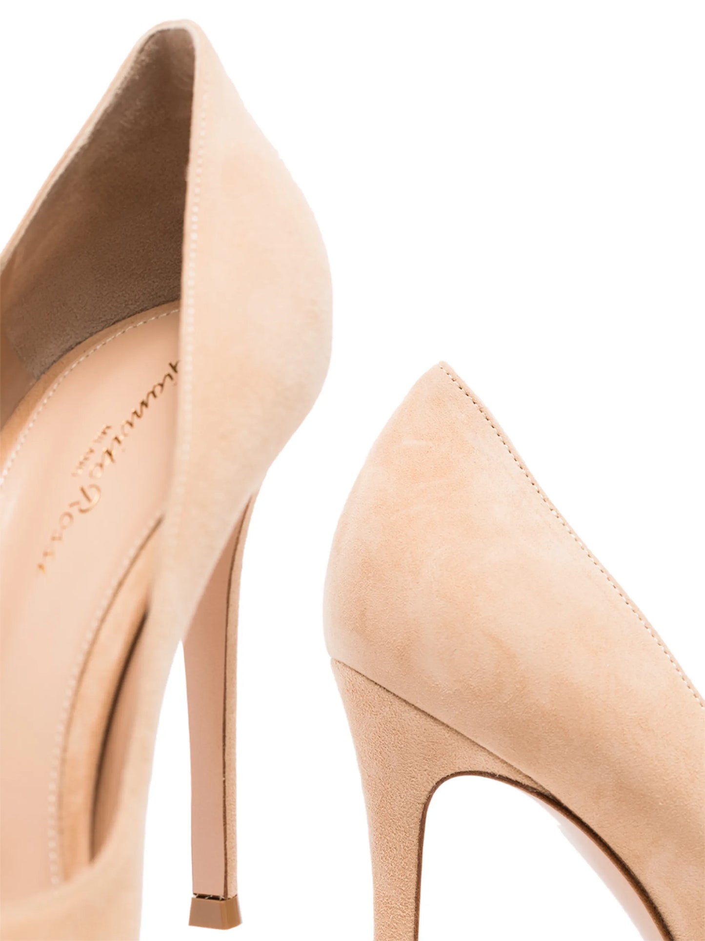 suede 105mm pumps