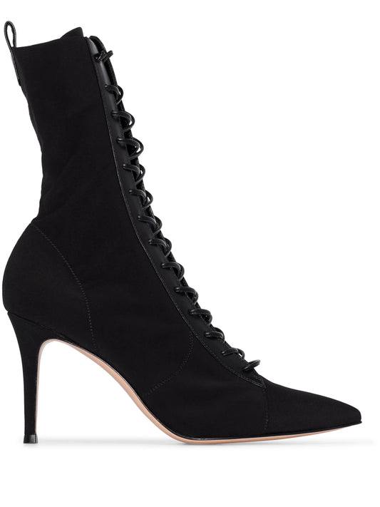 85mm lace-up sock boots