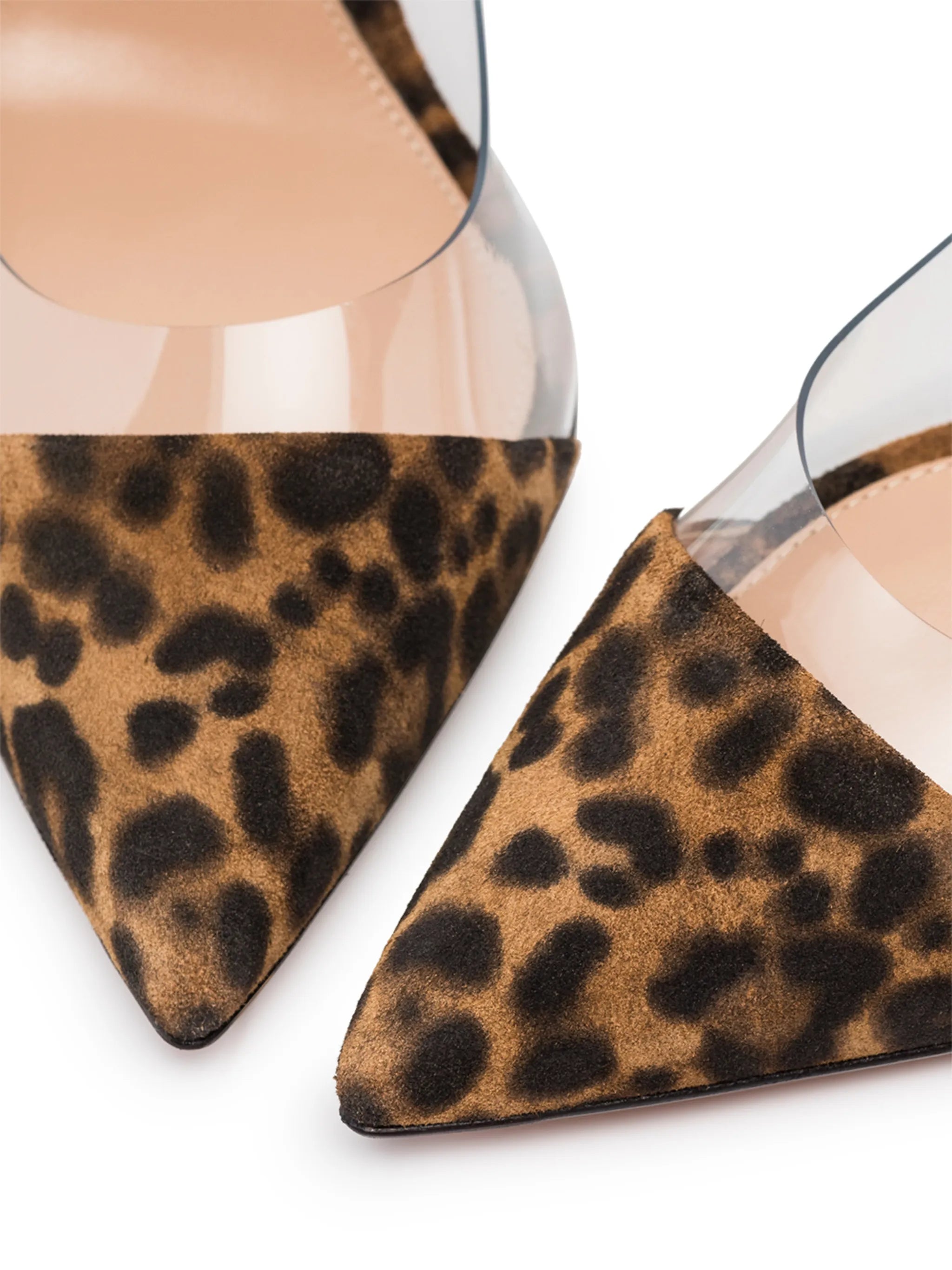 85mm leopard-print pumps