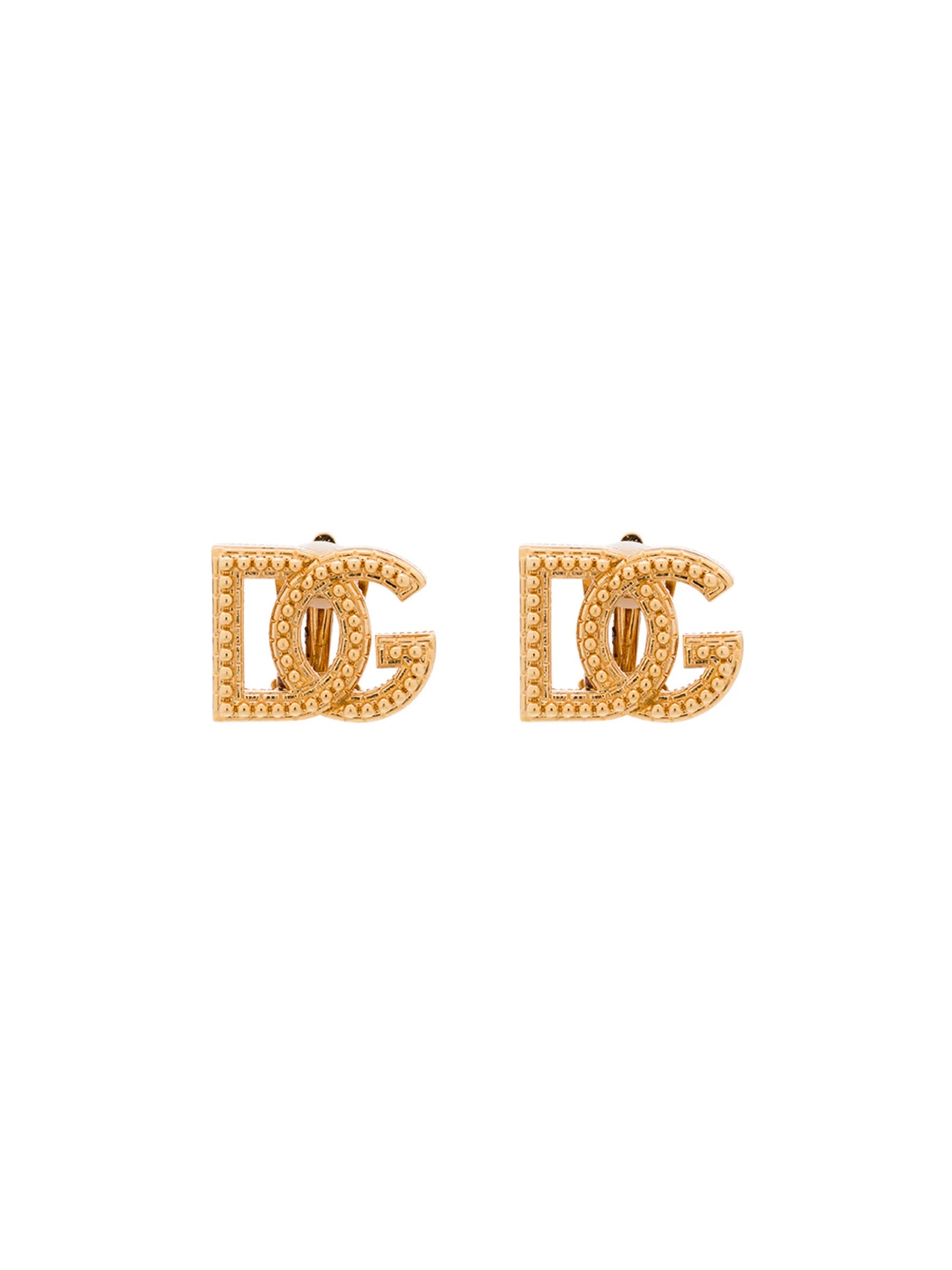 DG-logo clip-on earrings