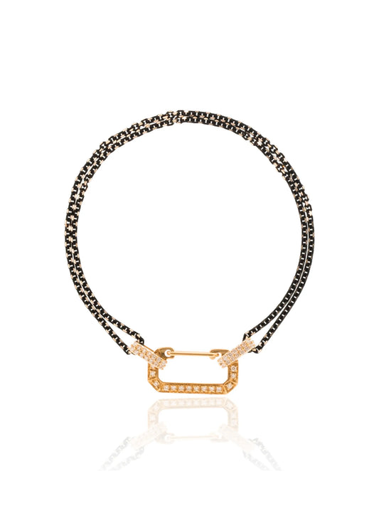 18kt yellow gold Lucy diamond bracelet