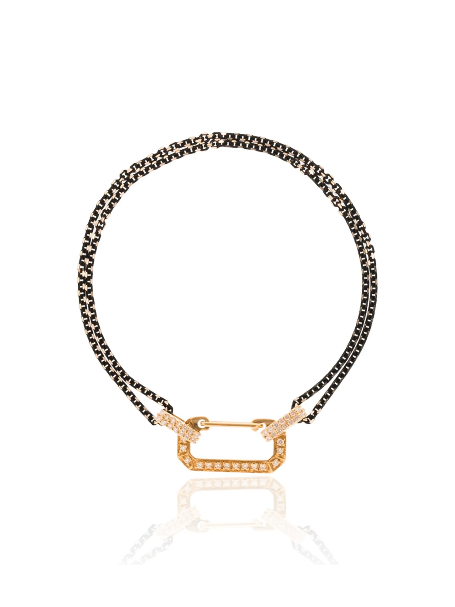 18kt yellow gold Lucy diamond bracelet
